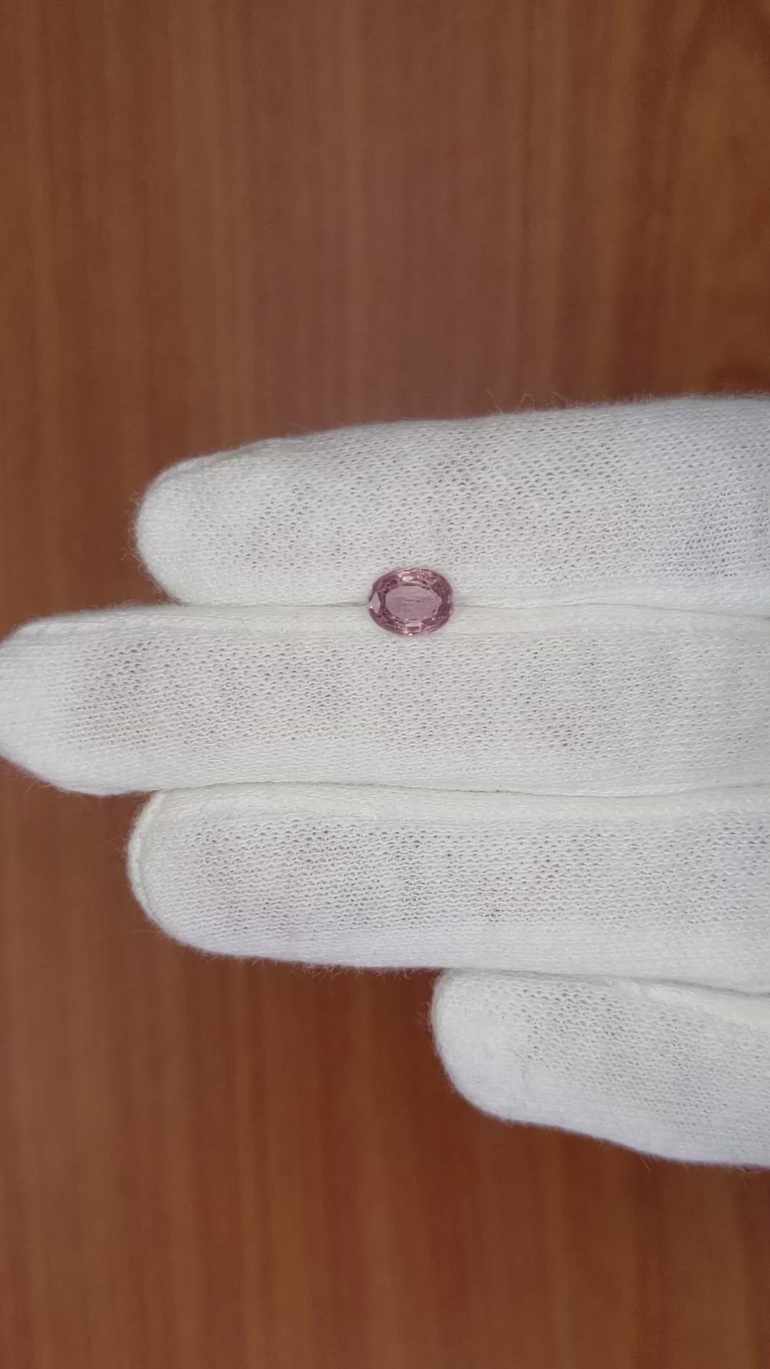 0.94 Ct. Pink Sapphire from Madagascar Size Video