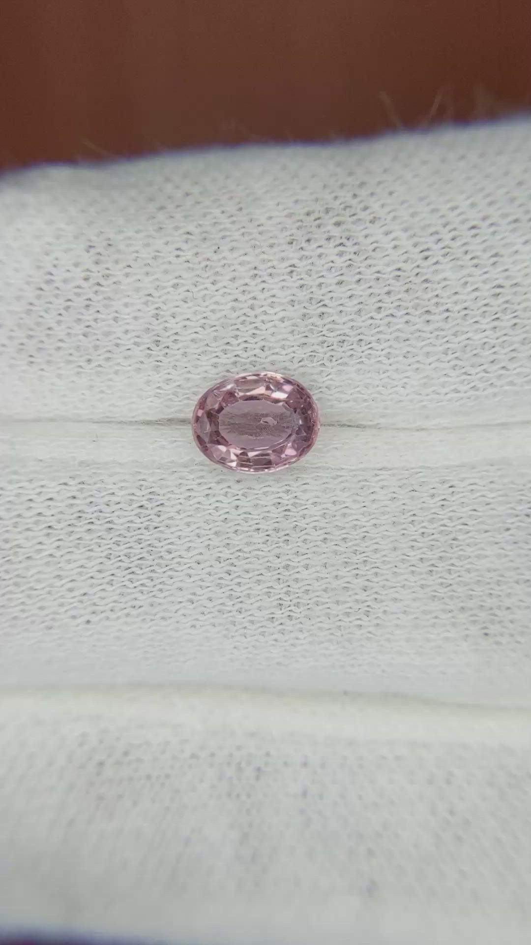 0.94 Ct. Pink Sapphire from Madagascar Size Video