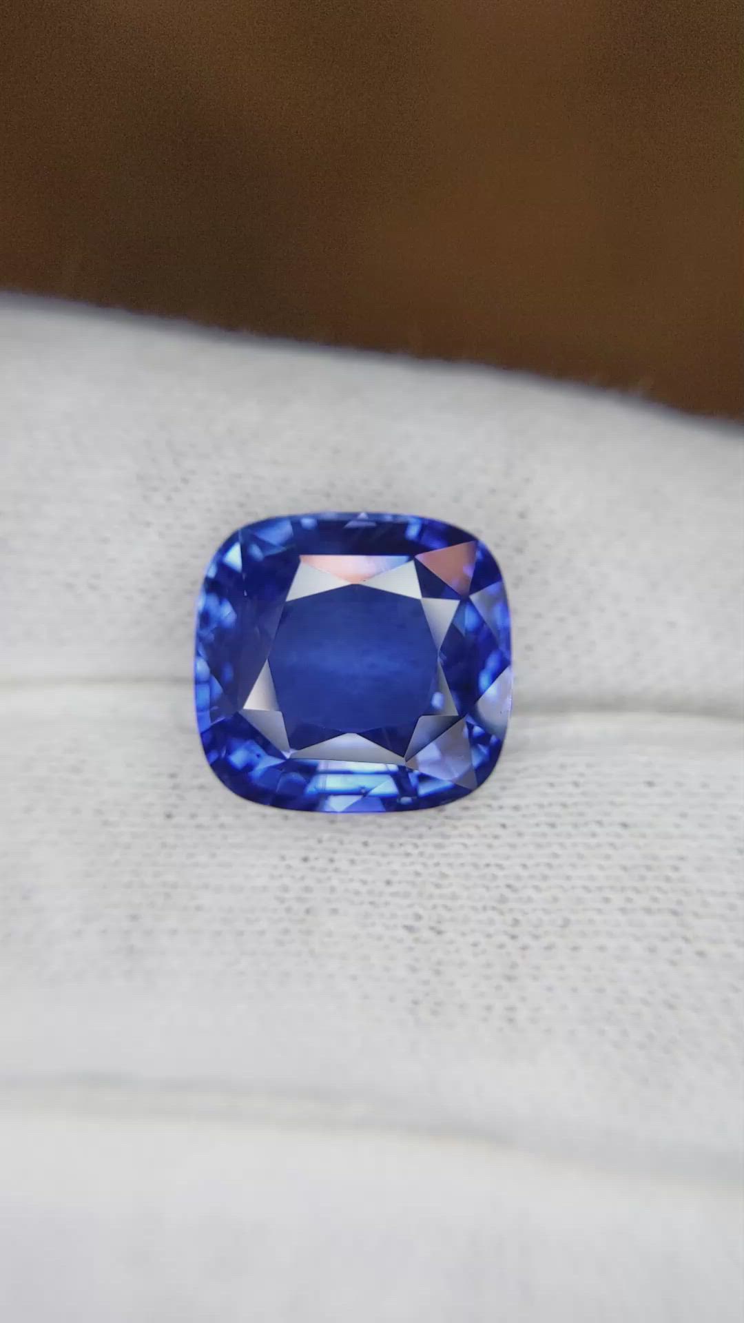12.18 Ct. Blue Sapphire from Ceylon (Sri Lanka) Size Video