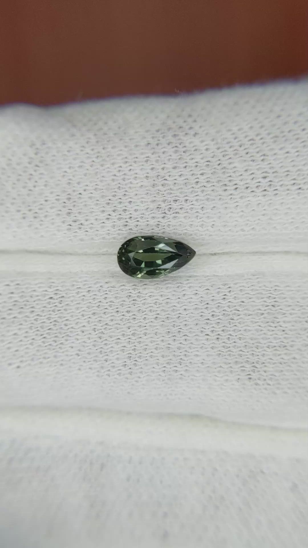 0.93 Ct. Green Sapphire from Madagascar Size Video
