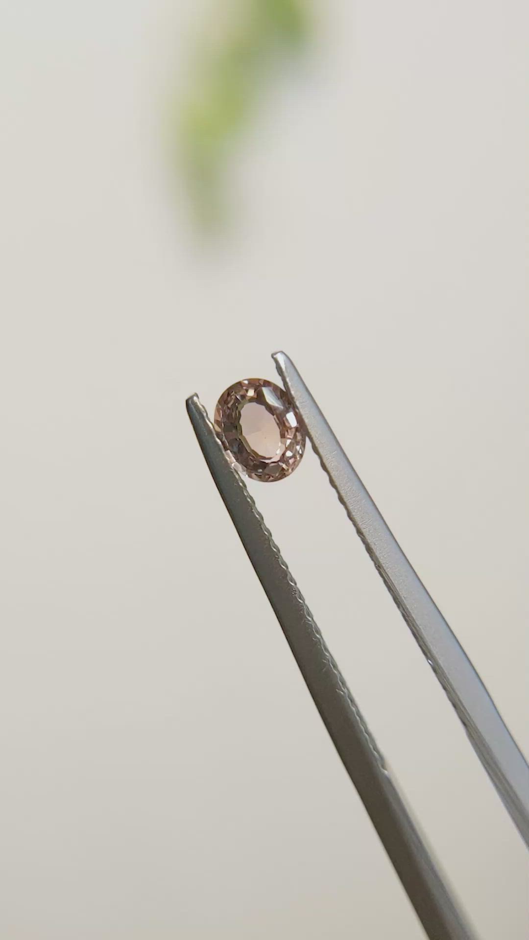 0.38 Ct. Brown Sapphire from Madagascar Size Video