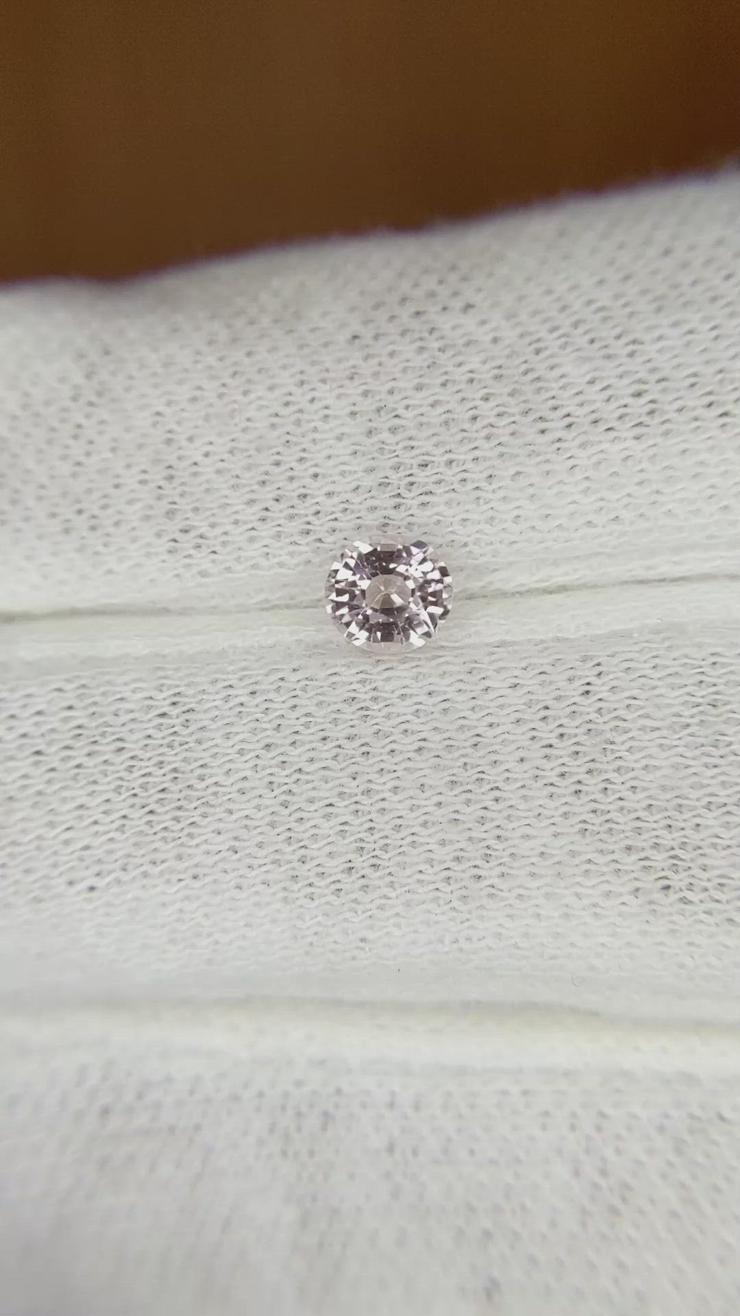 0.56 Ct. Pink Sapphire from Madagascar Size Video