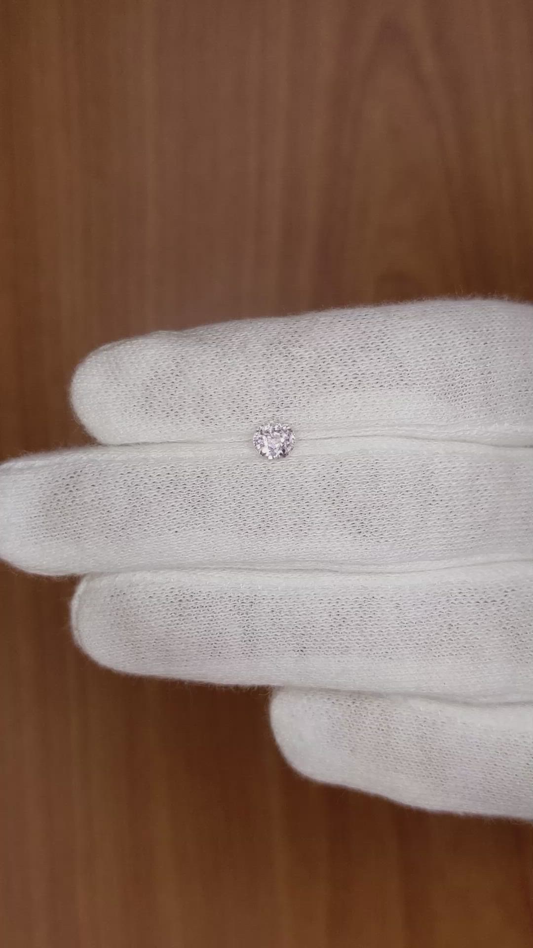 0.56 Ct. Pink Sapphire from Madagascar Size Video