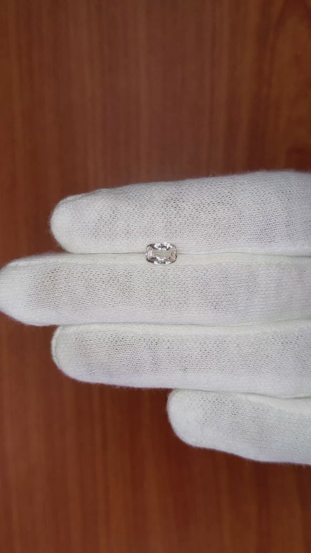 0.64 Ct. Peach Sapphire from Madagascar Size Video