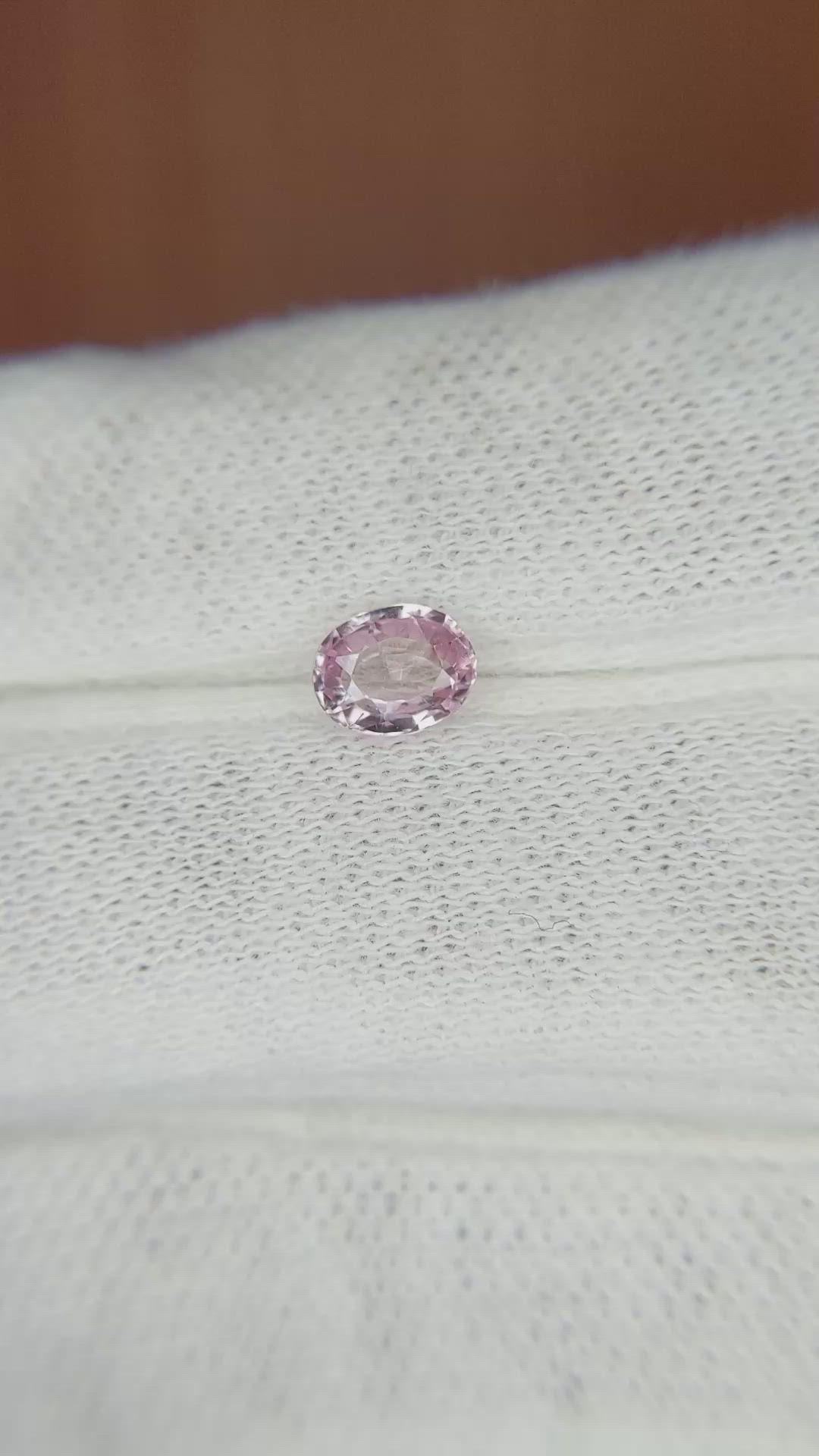 0.72 Ct. Pink Sapphire from Madagascar Size Video