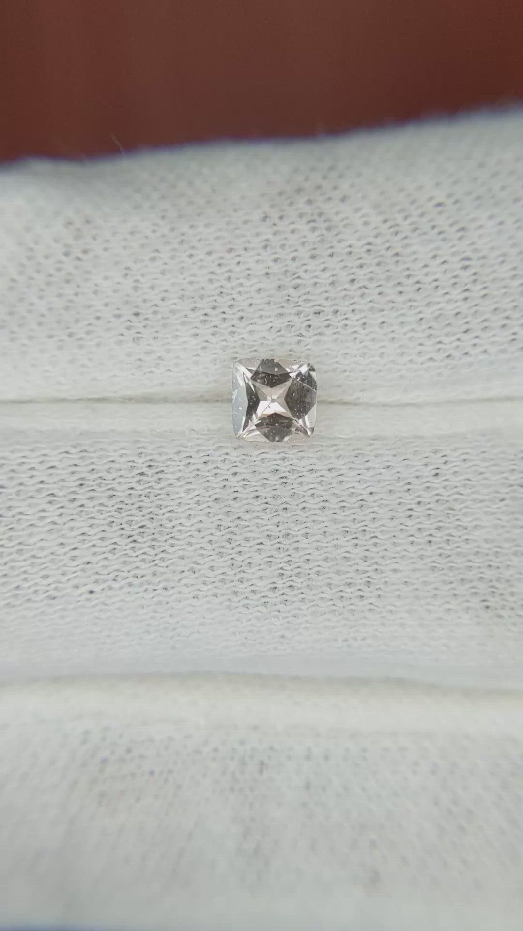 0.49 Ct. Peach Sapphire from Madagascar Size Video
