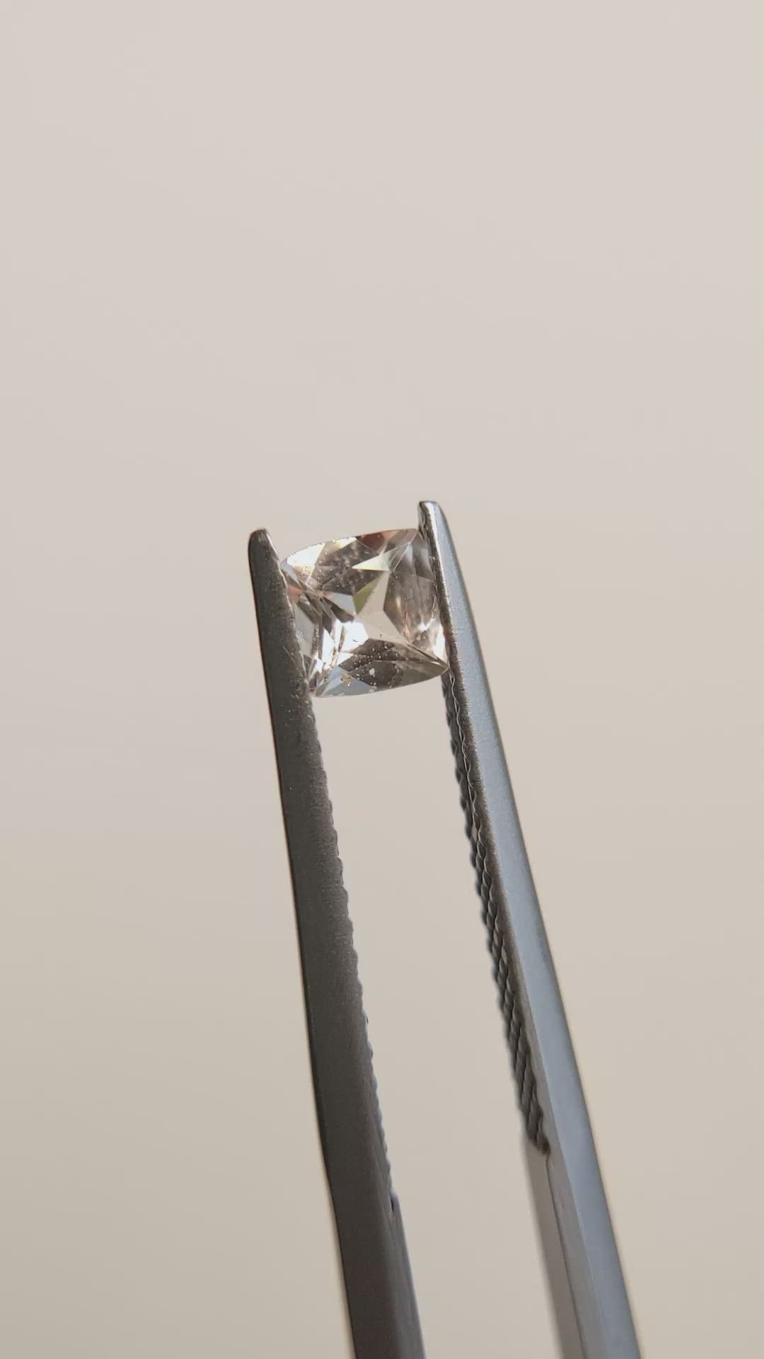 0.49 Ct. Peach Sapphire from Madagascar Size Video