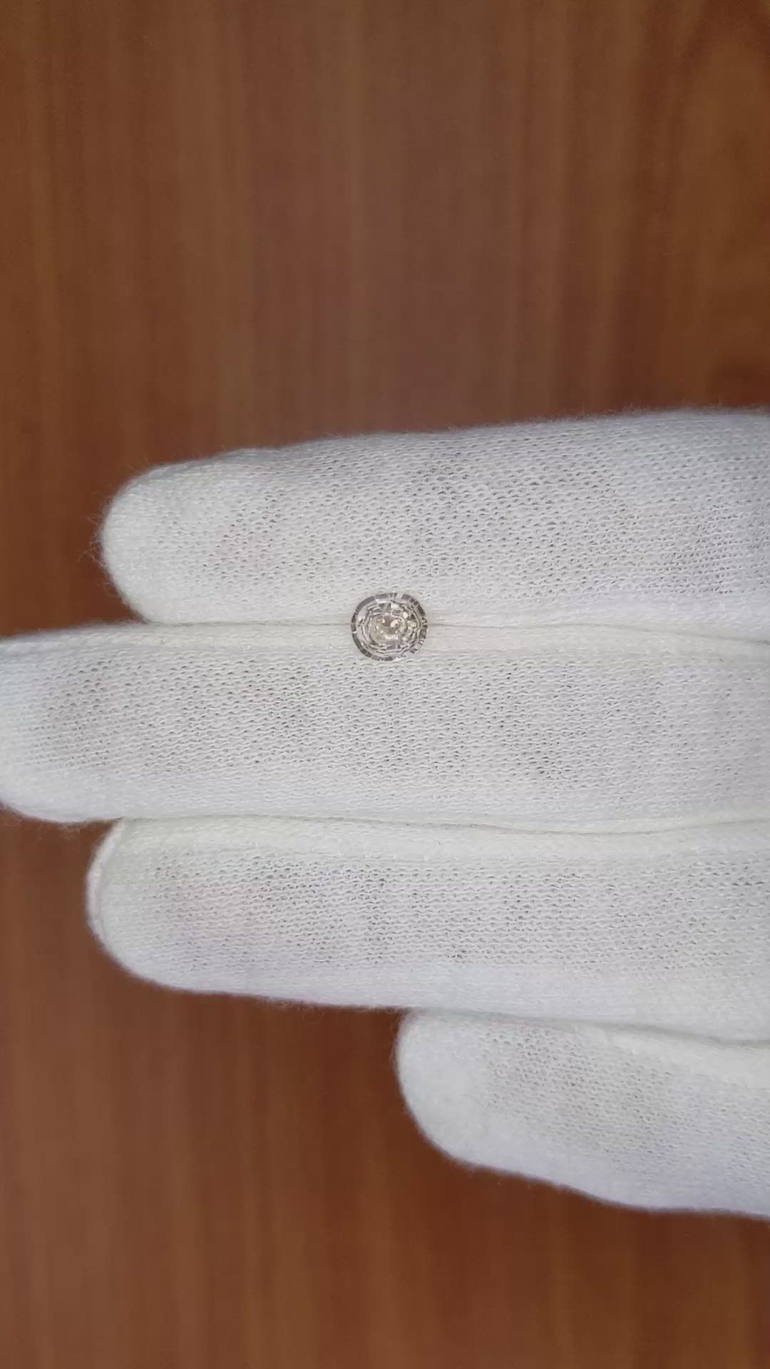 0.62 Ct. Peach Sapphire from Madagascar Size Video