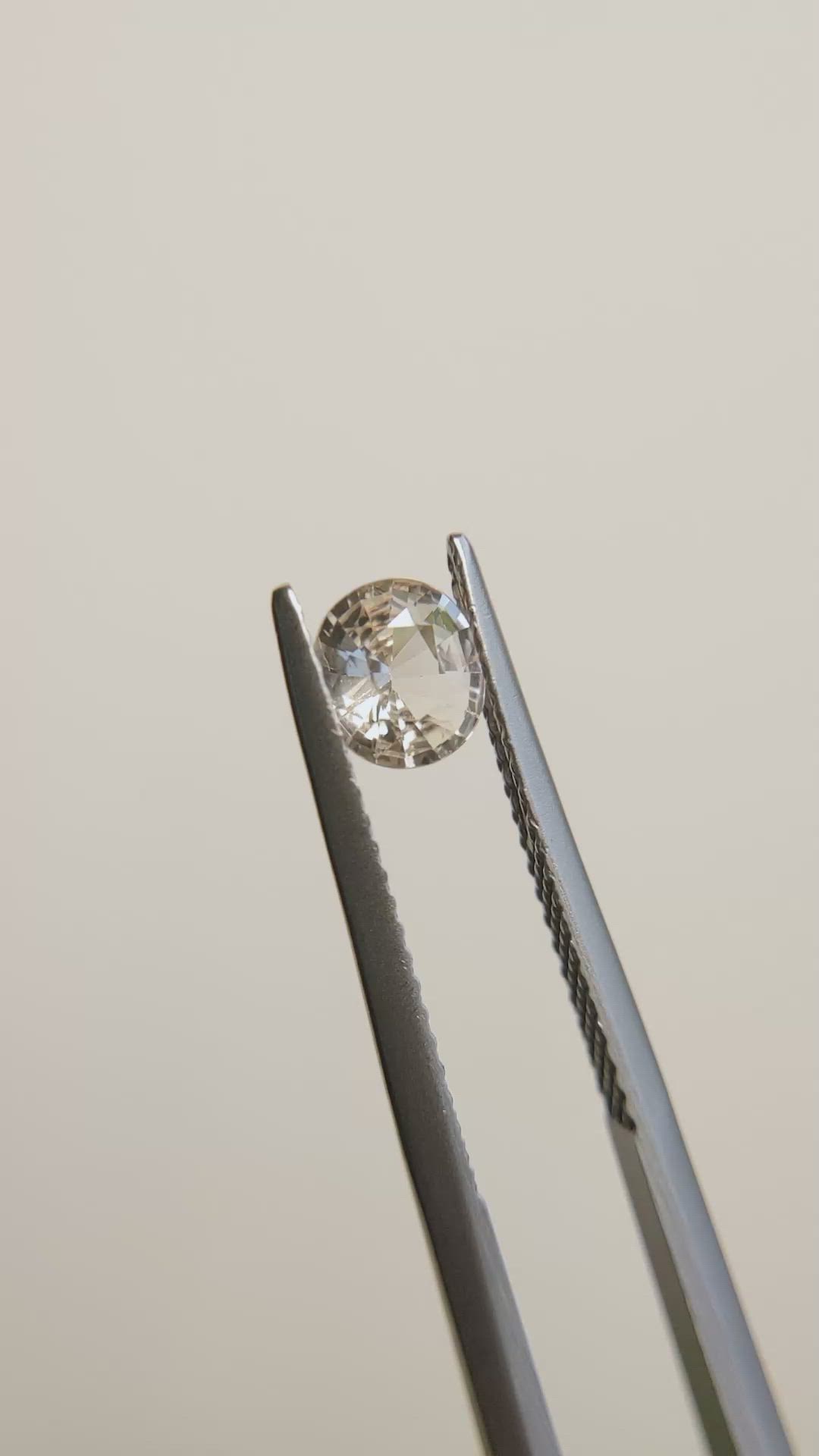 0.62 Ct. Peach Sapphire from Madagascar Size Video