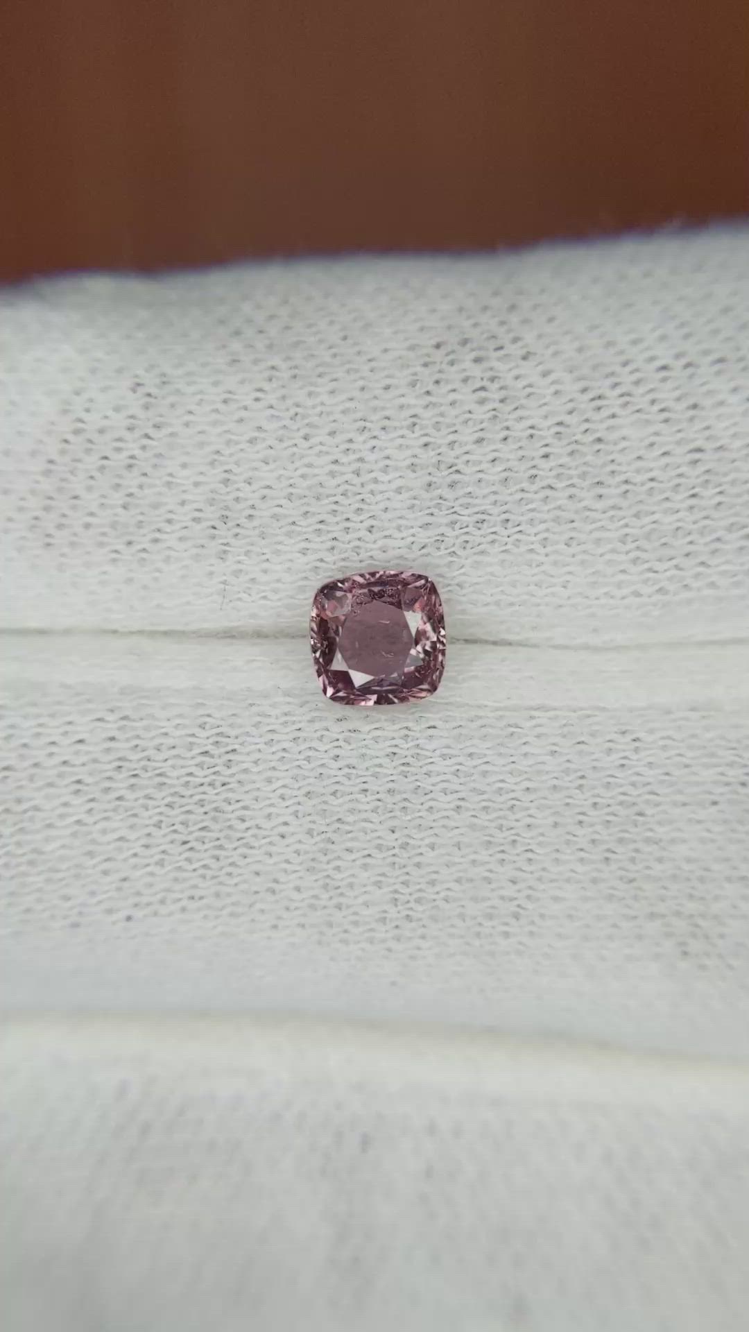 0.76 Ct. Pinkish Purple Sapphire from Madagascar Size Video