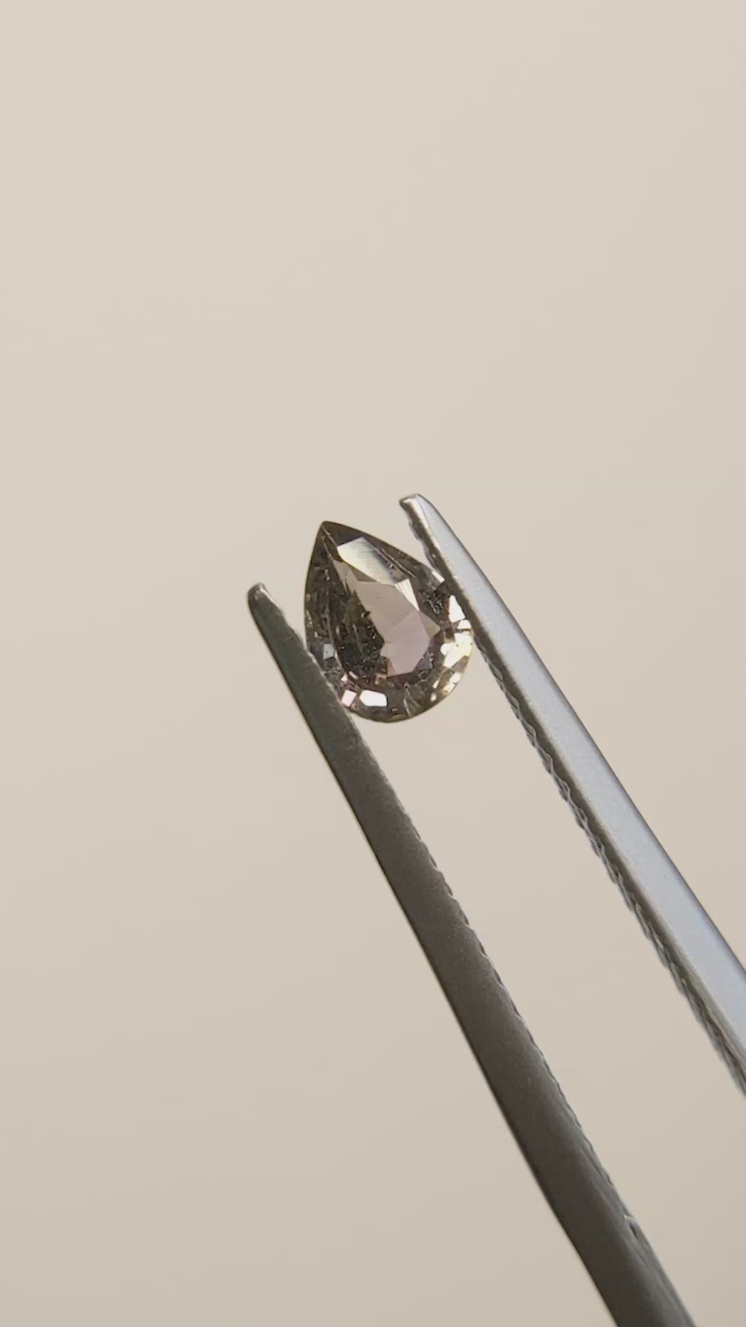 0.40 Ct. Greenish Brown Sapphire from Madagascar Size Video