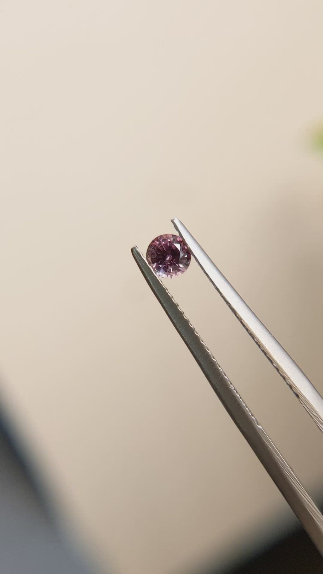 0.30 Ct. Pink Sapphire from Madagascar Size Video