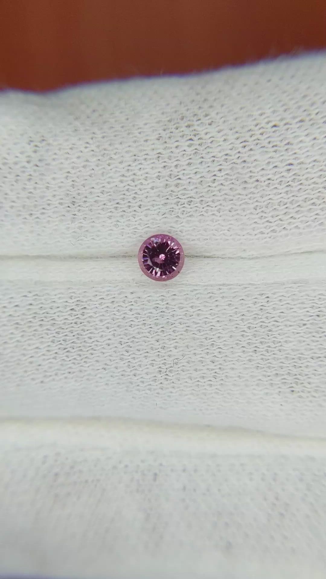 0.30 Ct. Pink Sapphire from Madagascar Size Video
