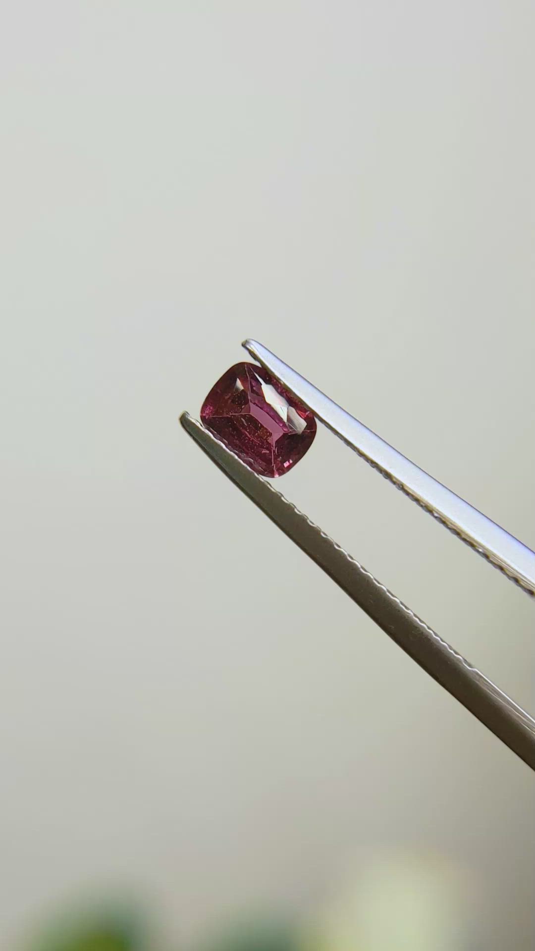 0.58 Ct. Reddish Pink Sapphire from Madagascar Size Video