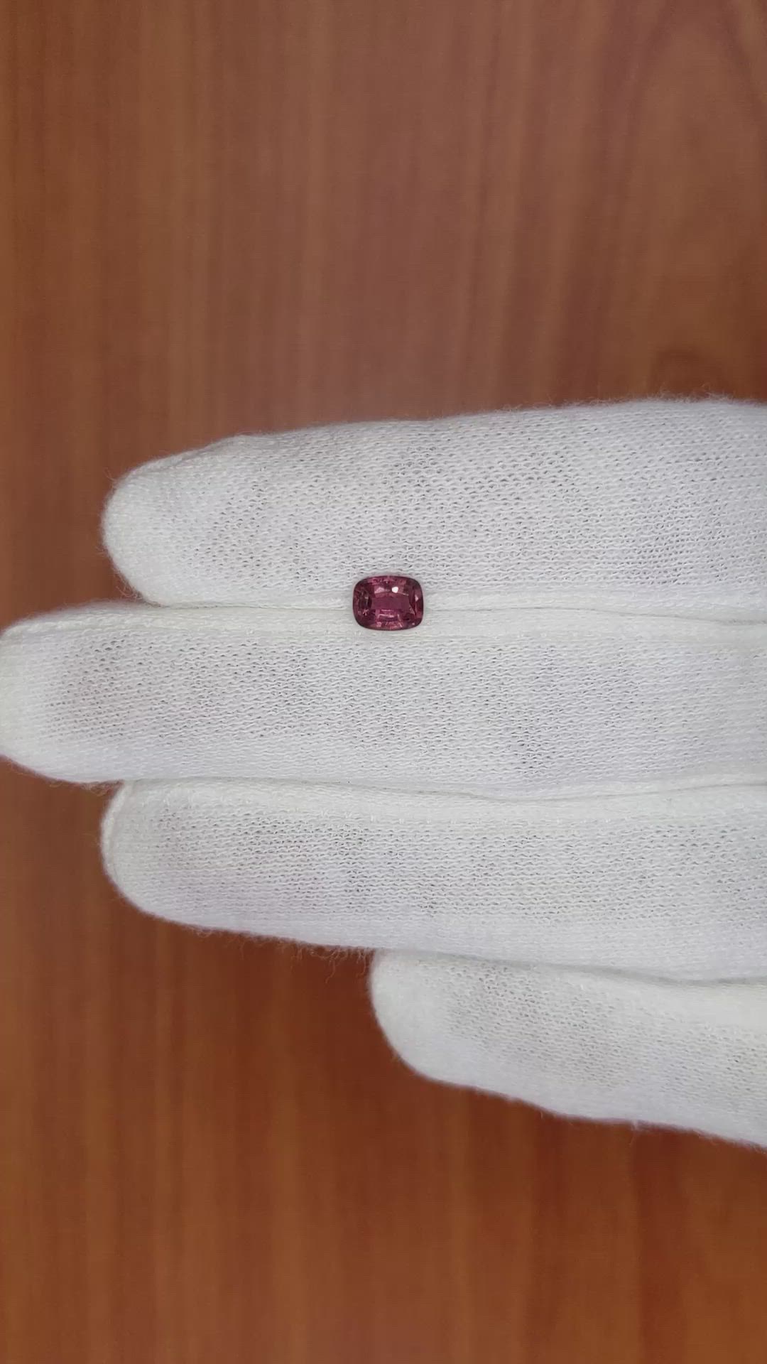 0.58 Ct. Reddish Pink Sapphire from Madagascar Size Video