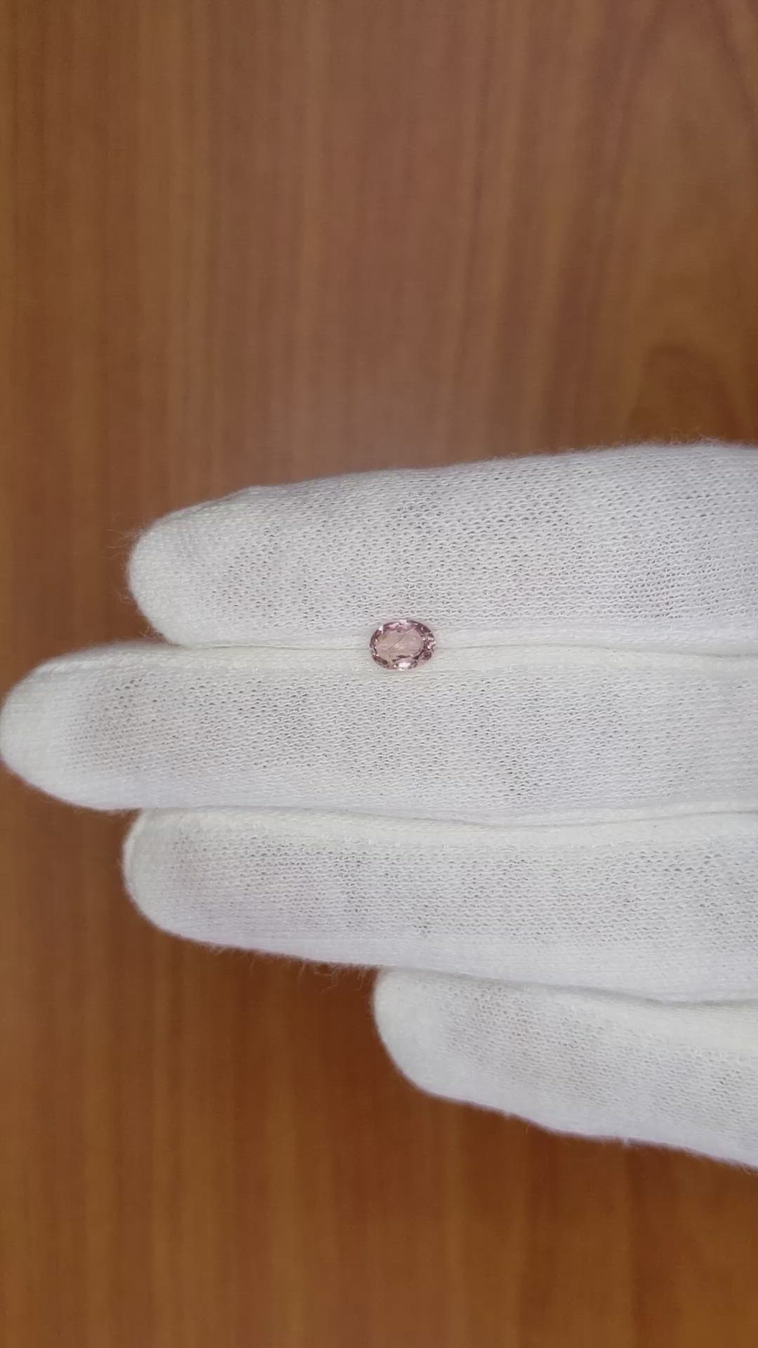 0.61 Ct. Padparadscha Sapphire from Madagascar Size Video