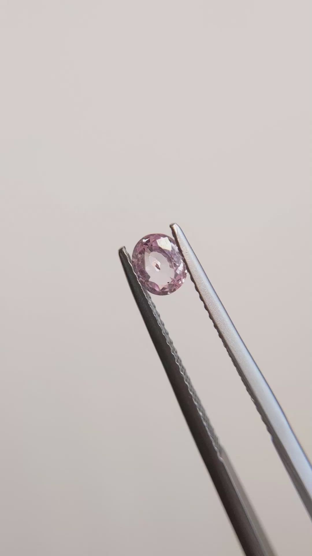 0.51 Ct. Pink Sapphire from Madagascar Size Video