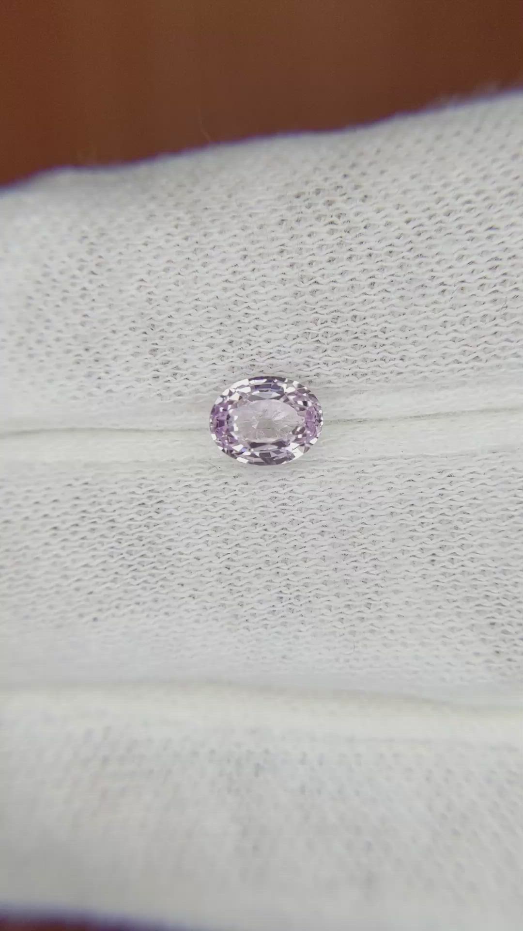1.03 Ct. Pink Sapphire from Madagascar Size Video