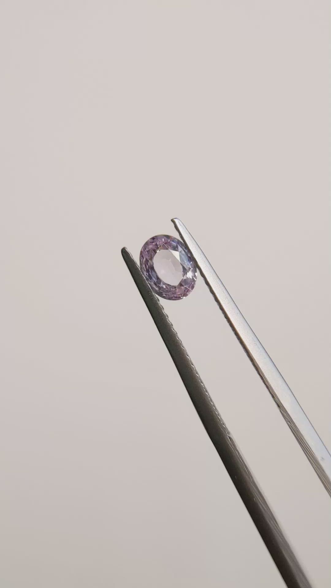 1.03 Ct. Pink Sapphire from Madagascar Size Video