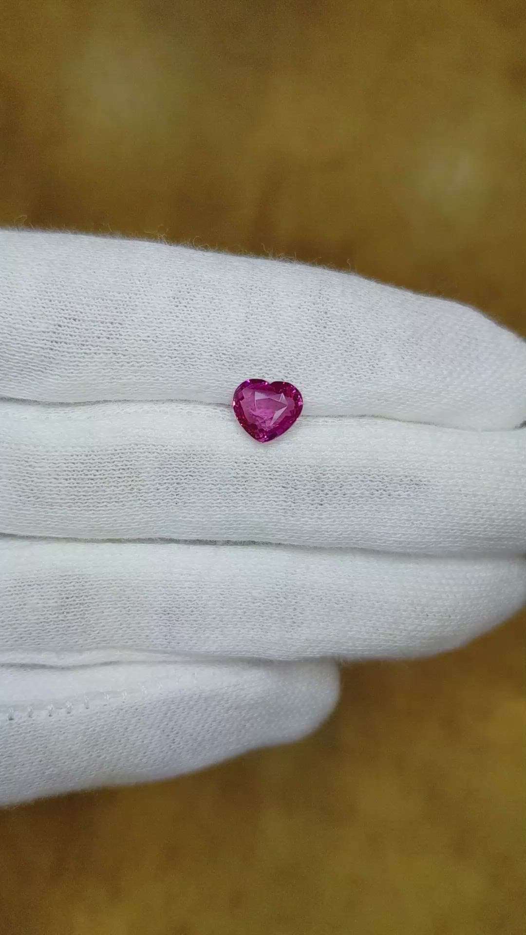 1.52 Ct. Pink Sapphire from Ceylon (Sri Lanka) Size Video