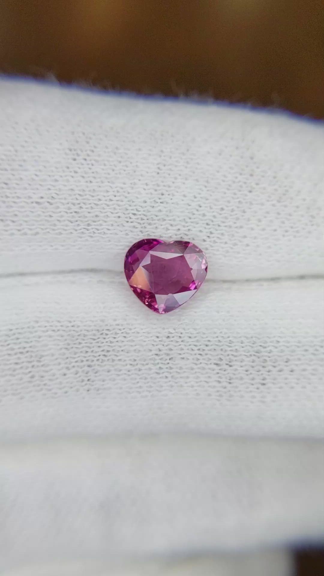 1.52 Ct. Pink Sapphire from Ceylon (Sri Lanka) Size Video