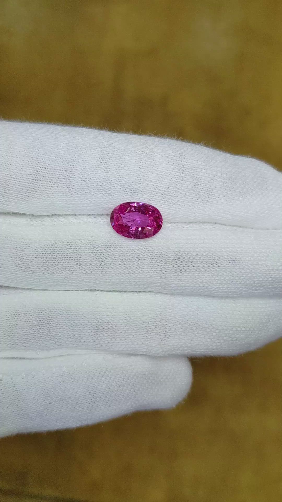 3.04 Ct. Pink Sapphire from Madagascar Size Video