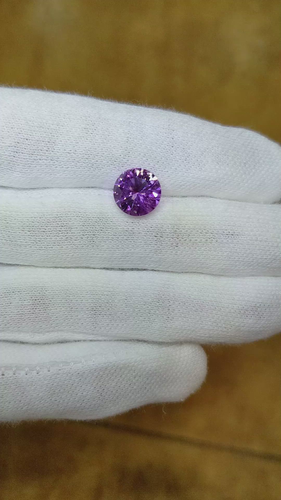 3.06 Ct. Purple Sapphire from Madagascar Size Video