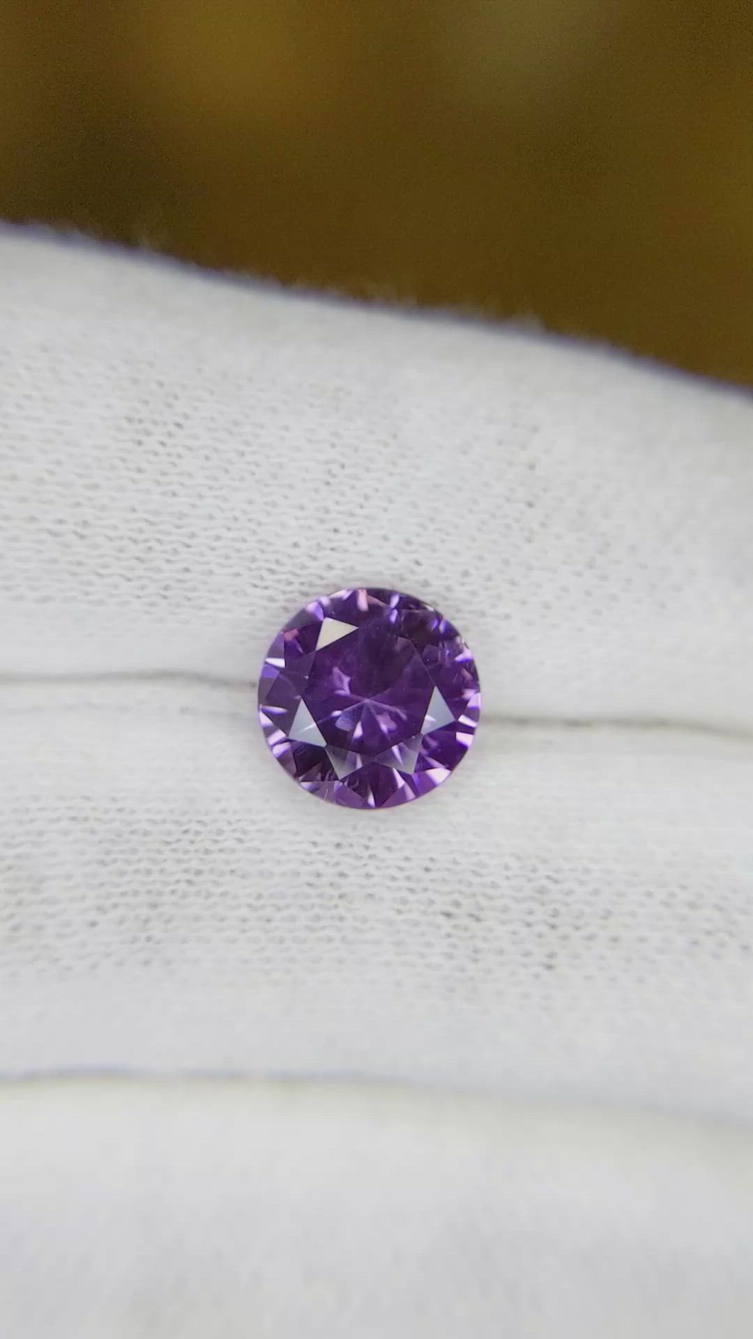 3.06 Ct. Purple Sapphire from Madagascar Size Video