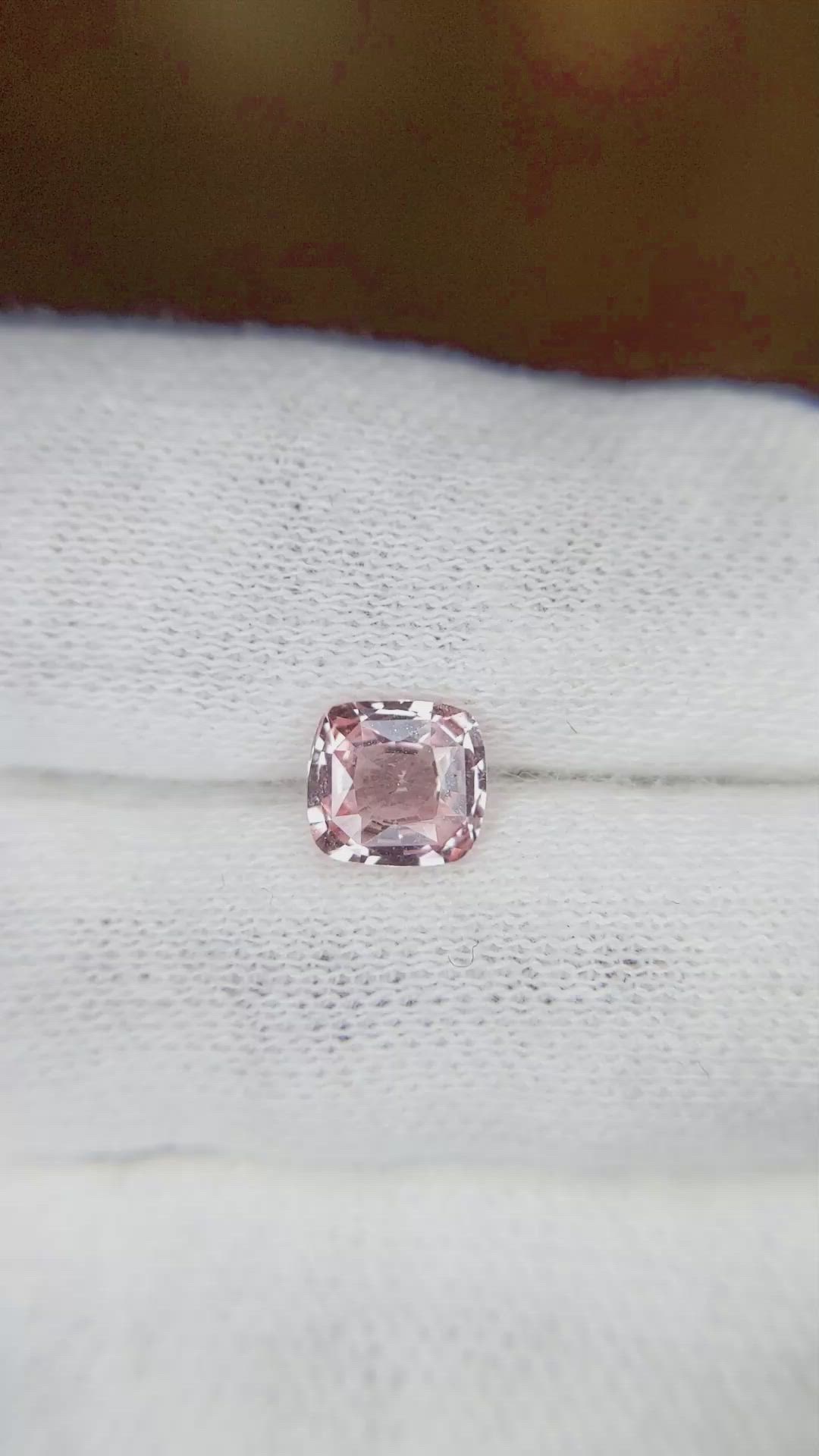 1.13 Ct. Padparadscha Sapphire from Madagascar Size Video