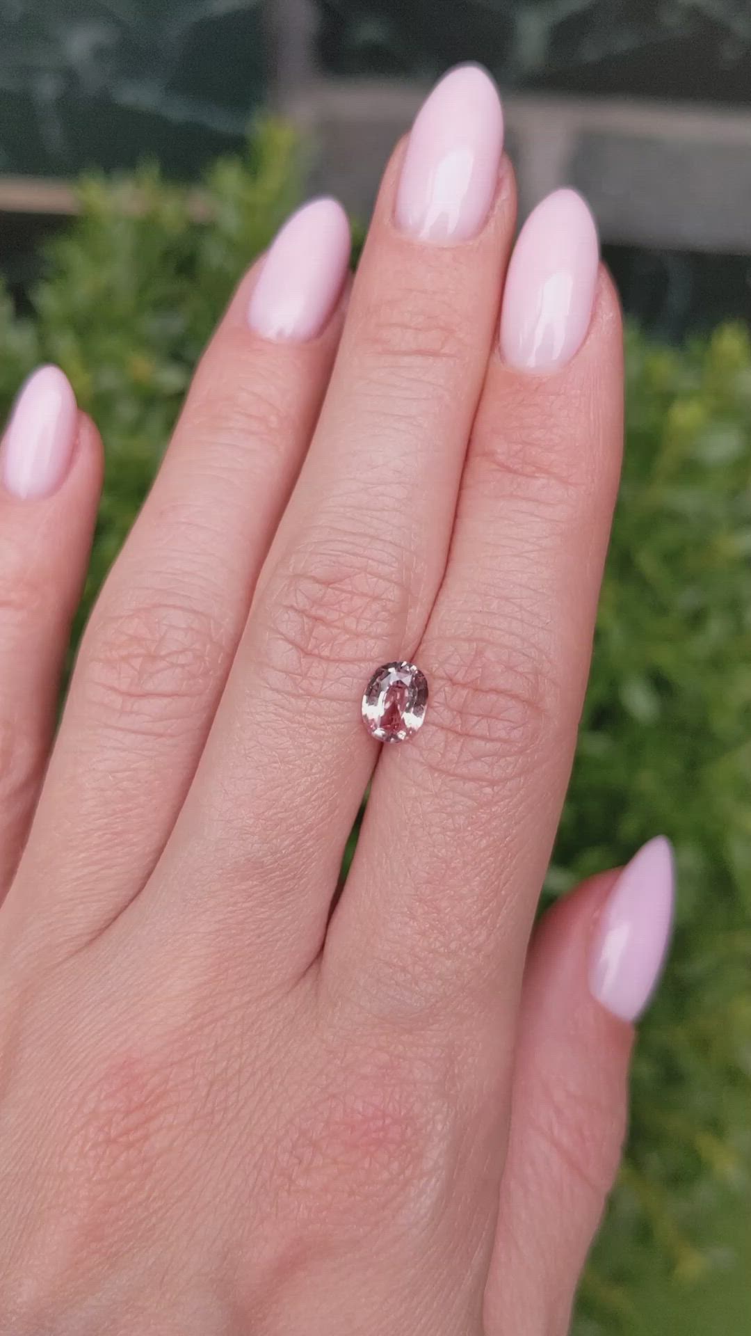 1.21 Ct. Padparadscha Sapphire from Madagascar Size Video