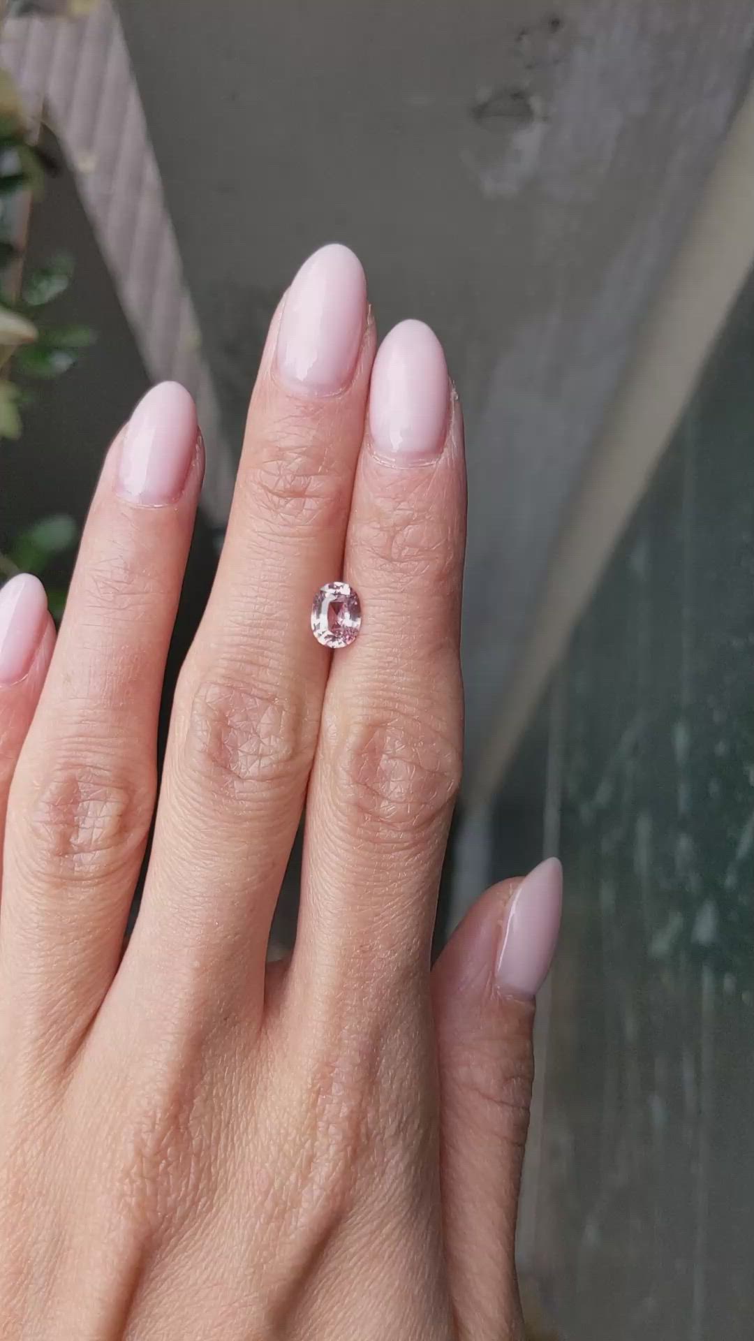 1.21 Ct. Padparadscha Sapphire from Madagascar Size Video