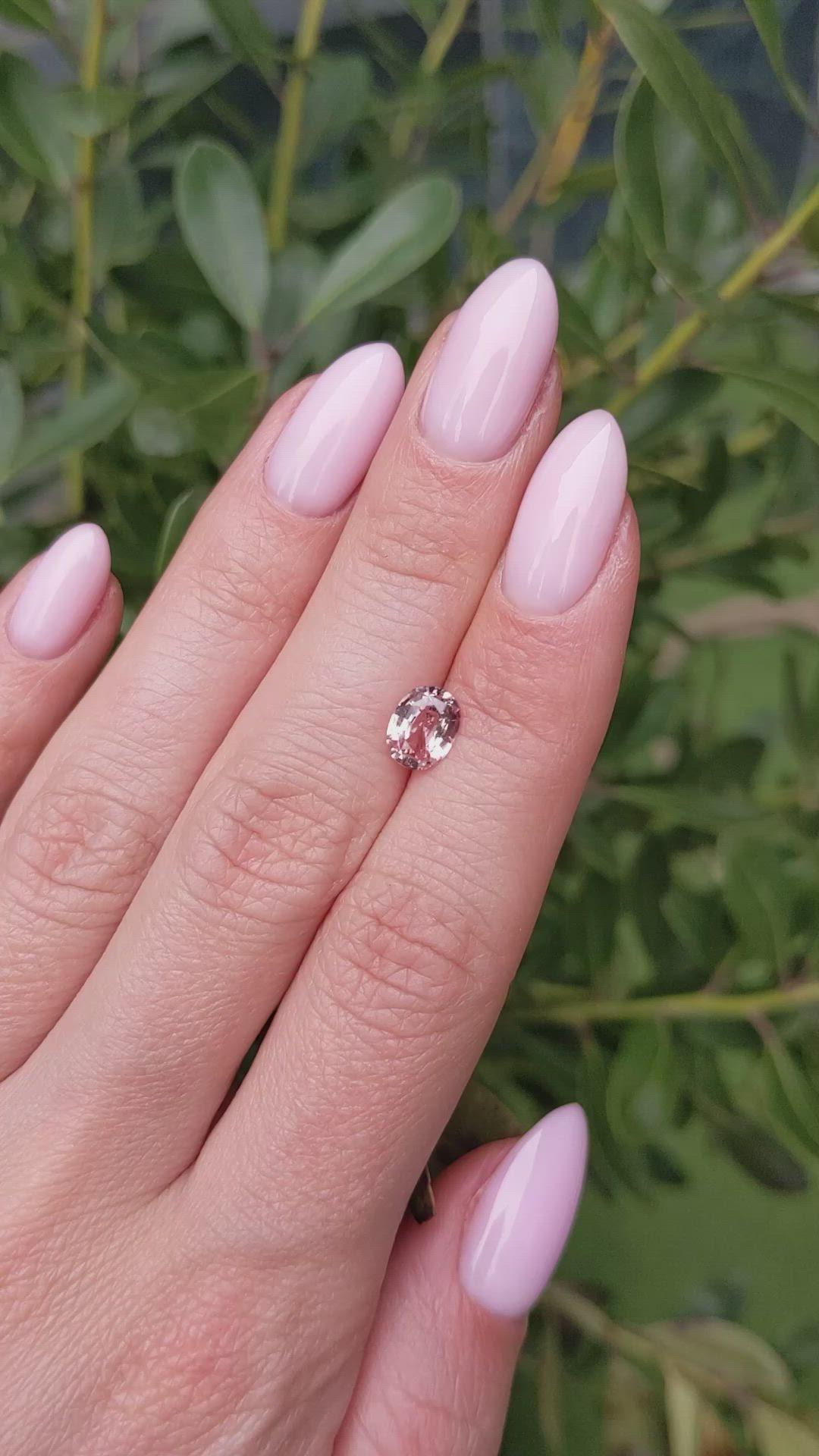 1.21 Ct. Padparadscha Sapphire from Madagascar Size Video