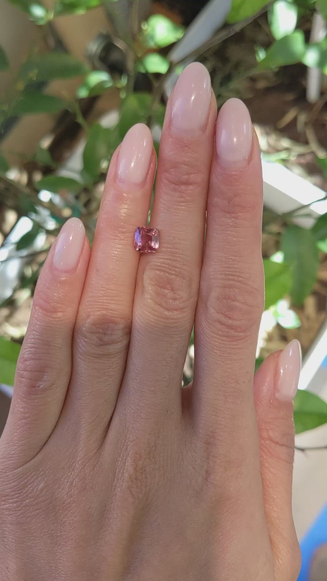 1.52 Ct. Padparadscha Sapphire from Madagascar Size Video