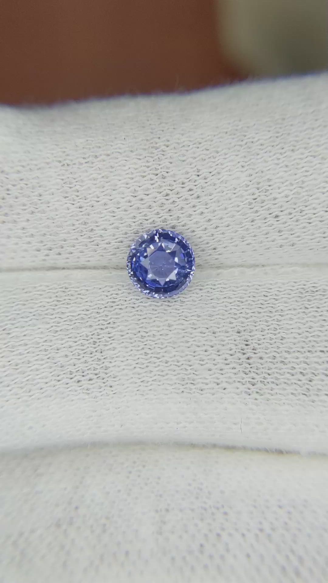 1.04 Ct. Blue Sapphire from Ceylon (Sri Lanka) Size Video