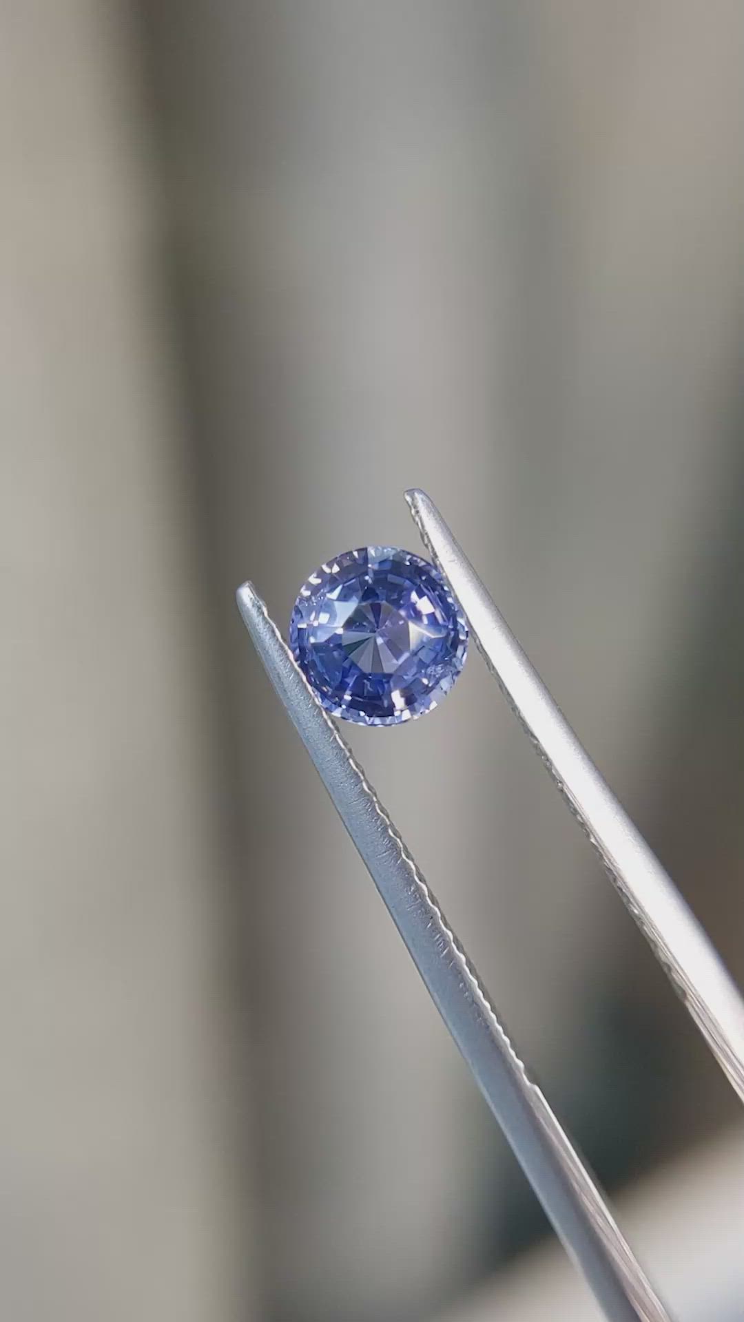 1.04 Ct. Blue Sapphire from Ceylon (Sri Lanka) Size Video