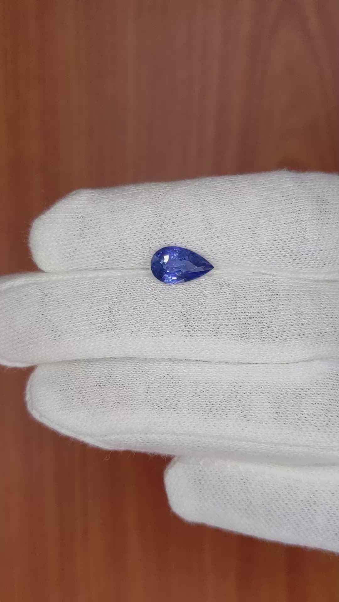 2.03 Ct. Blue Sapphire from Ceylon (Sri Lanka) Size Video