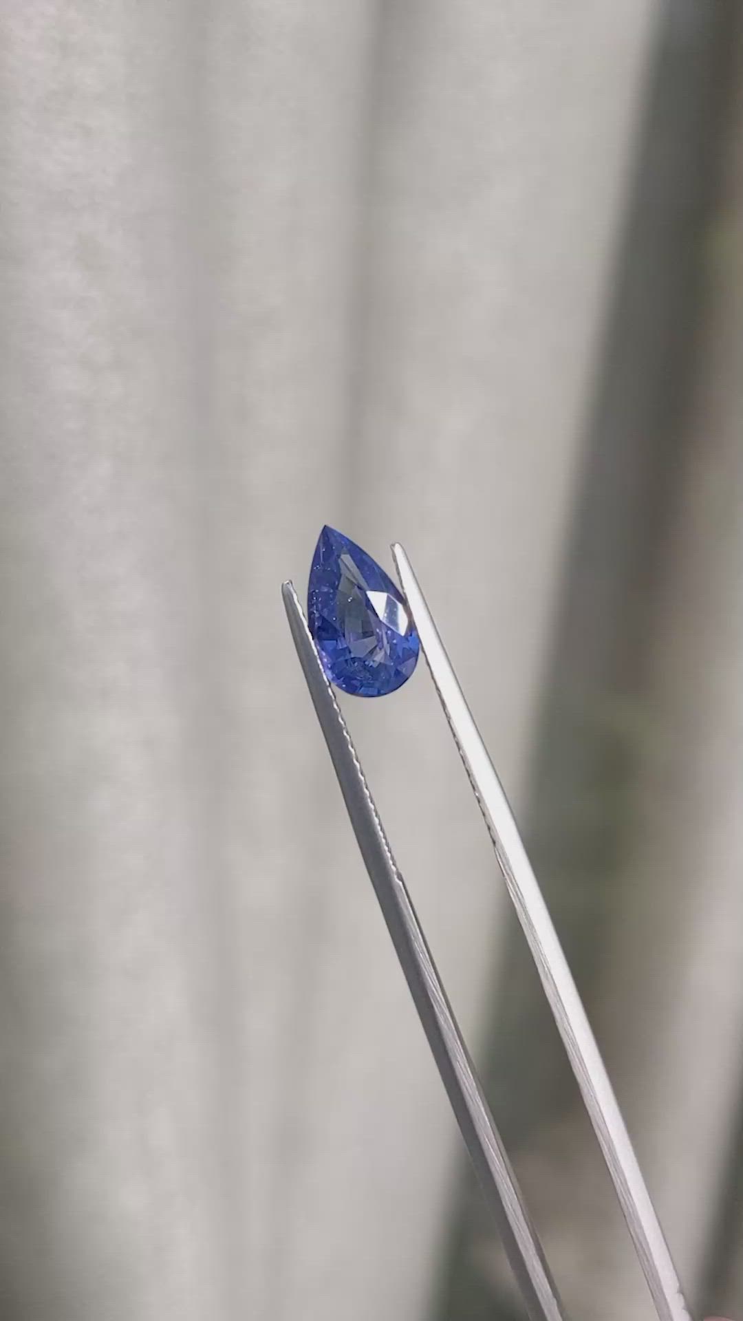 2.03 Ct. Blue Sapphire from Ceylon (Sri Lanka) Size Video