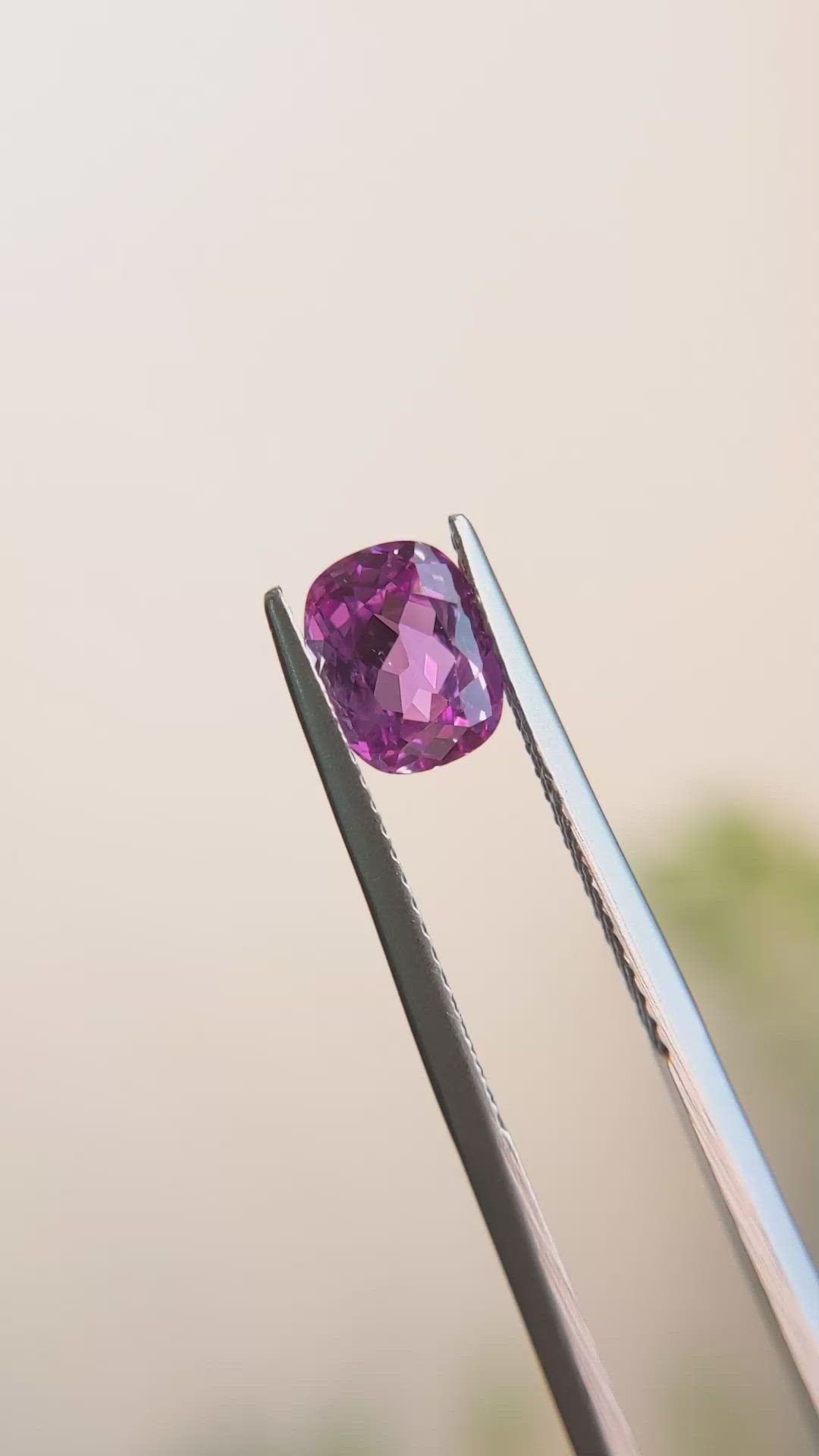 1.68 Ct. Sapphire from Ceylon (Sri Lanka) Size Video