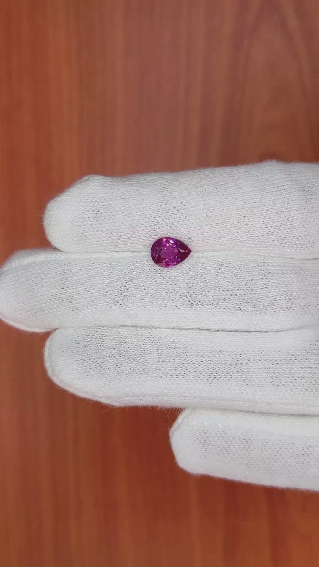 1.43 Ct. Pink Sapphire from Ceylon (Sri Lanka) Size Video