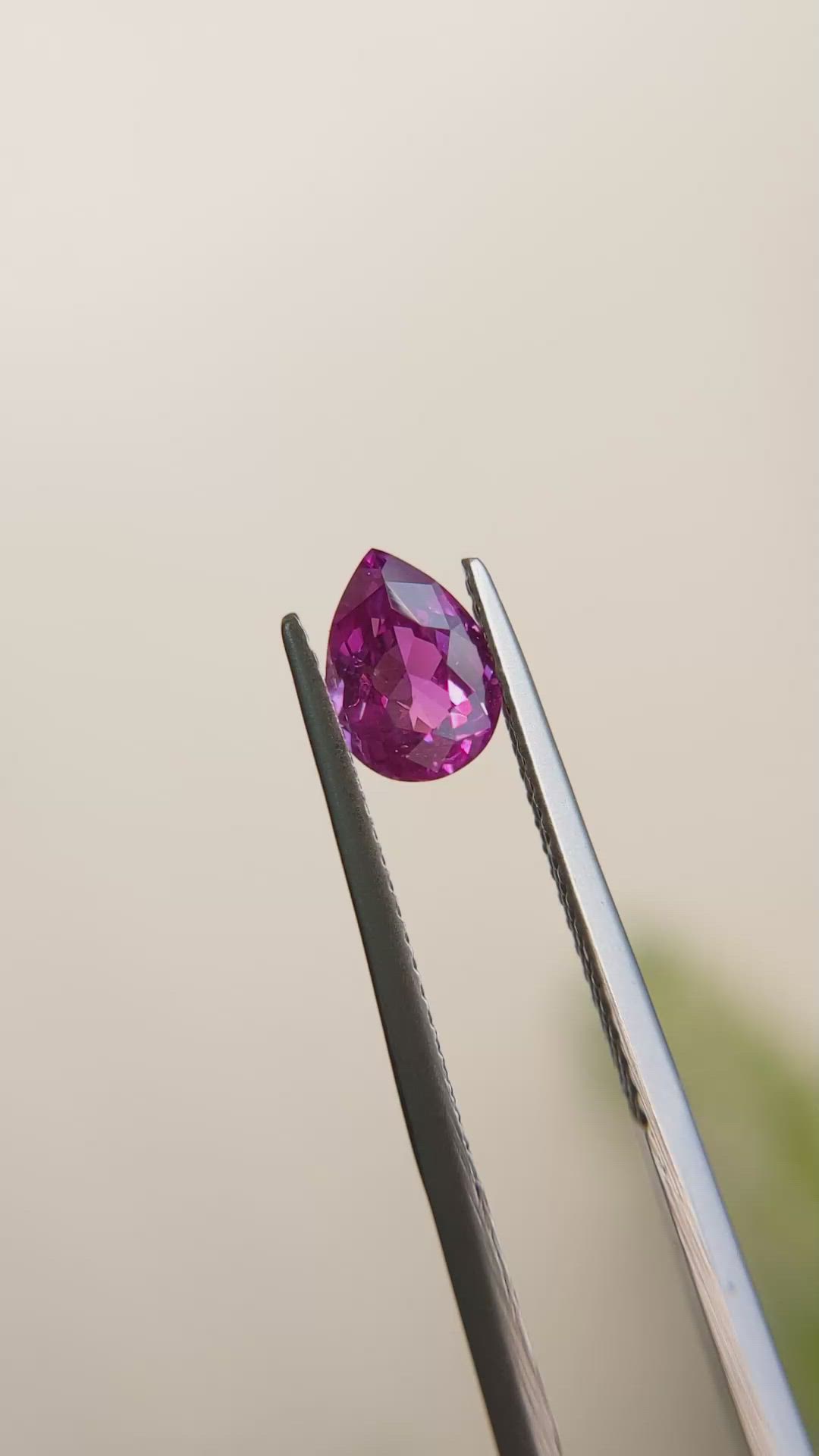 1.43 Ct. Pink Sapphire from Ceylon (Sri Lanka) Size Video