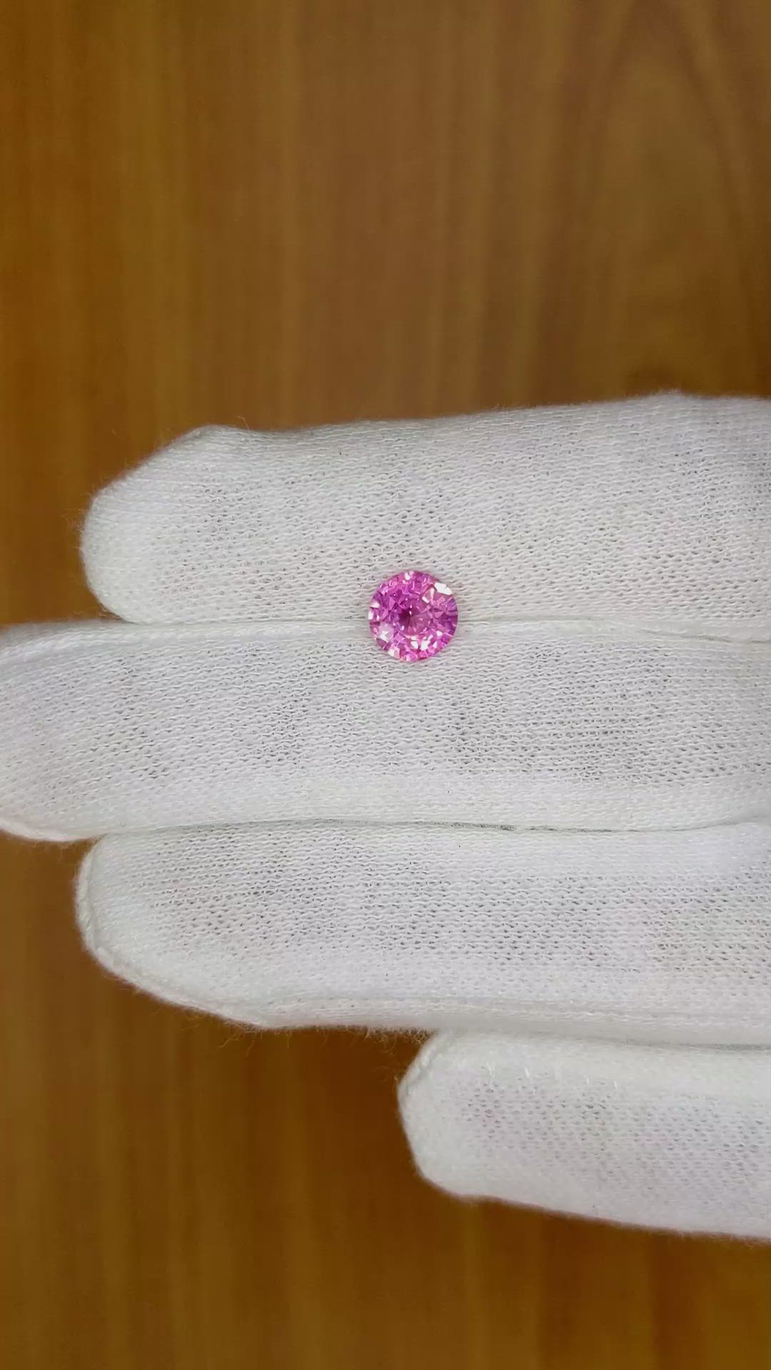 1.12 Ct. Pink Sapphire from Ceylon (Sri Lanka) Size Video