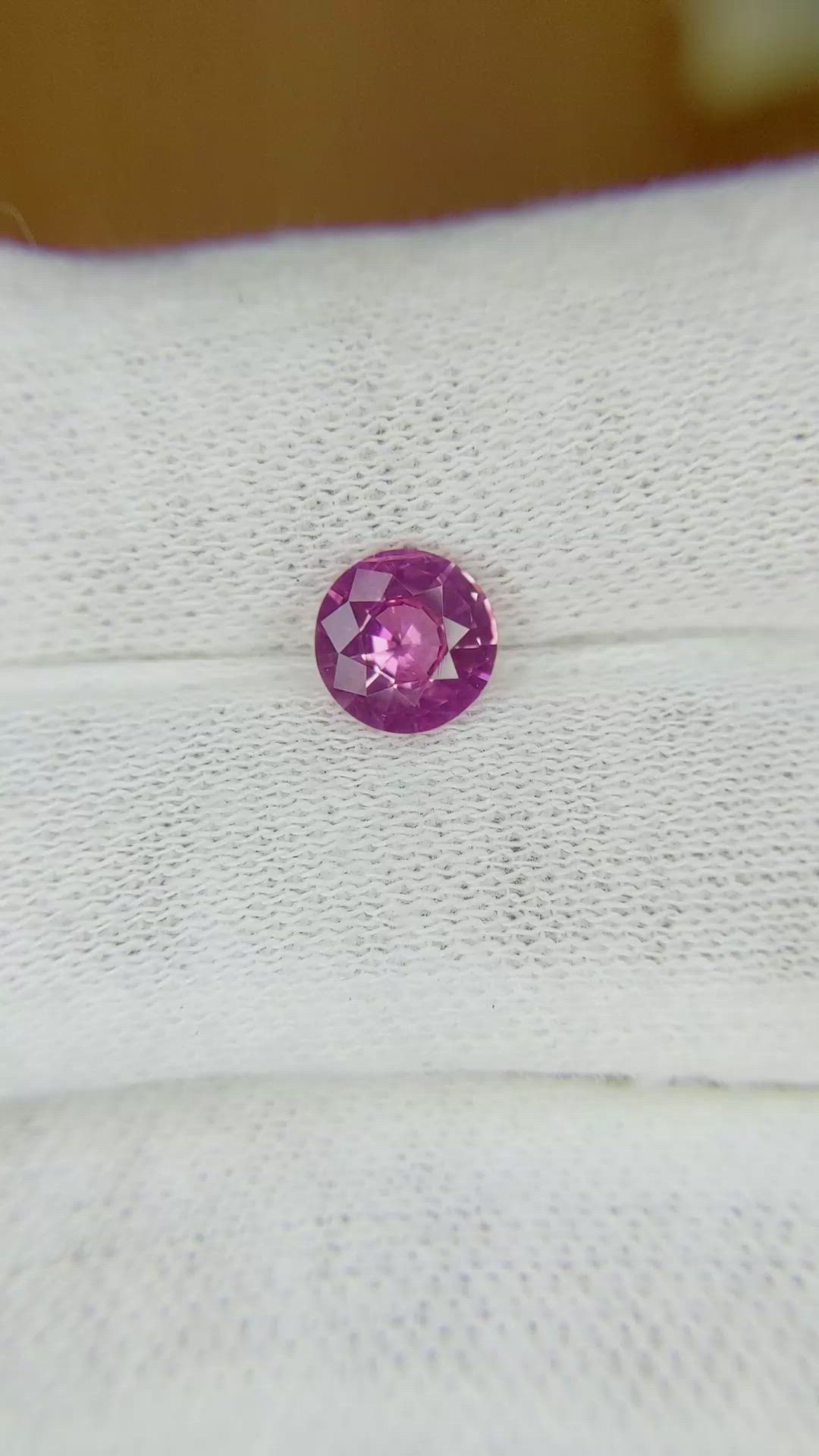 1.12 Ct. Pink Sapphire from Ceylon (Sri Lanka) Size Video