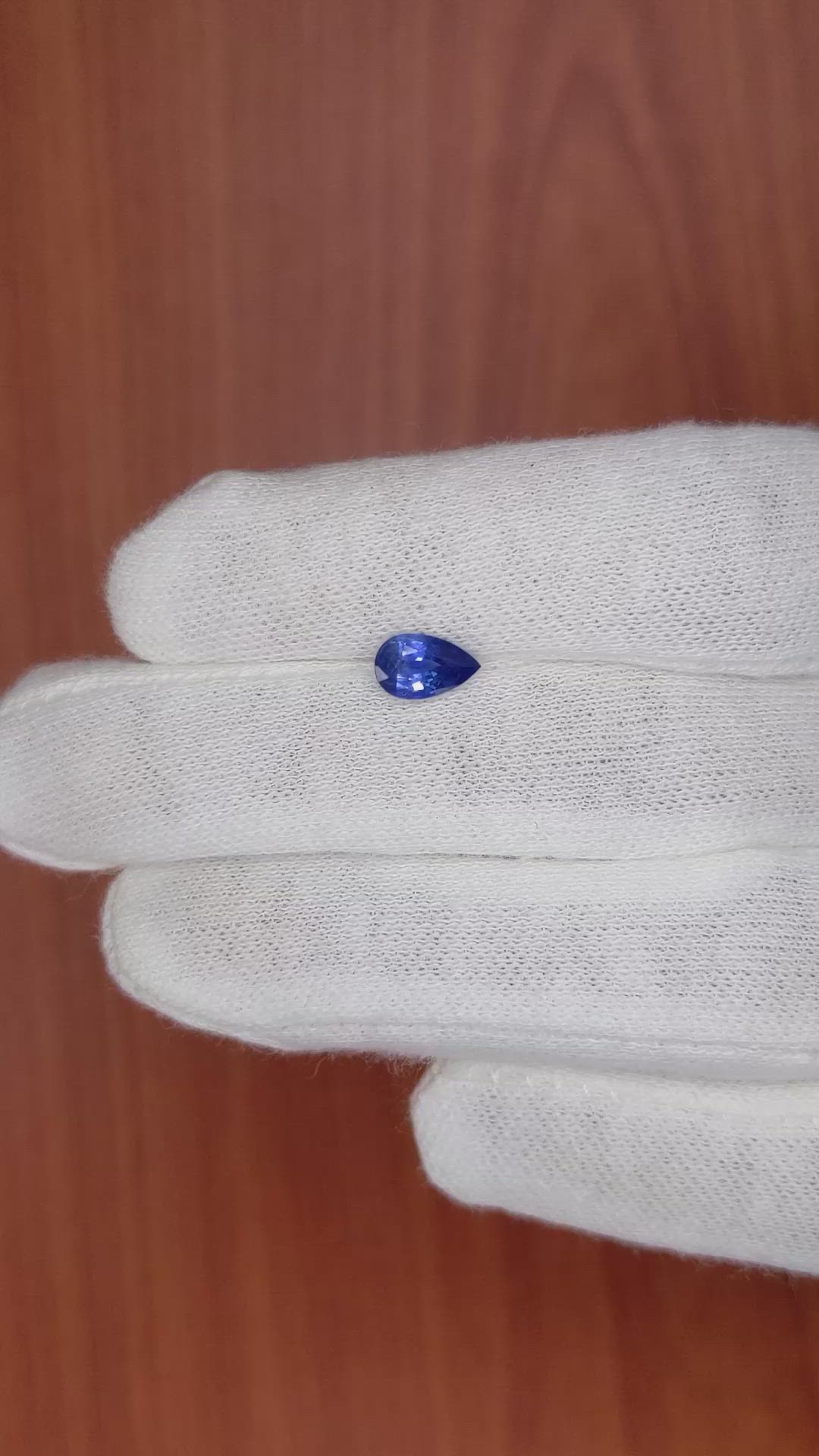 1.12 Ct. Blue Sapphire from Ceylon (Sri Lanka) Size Video