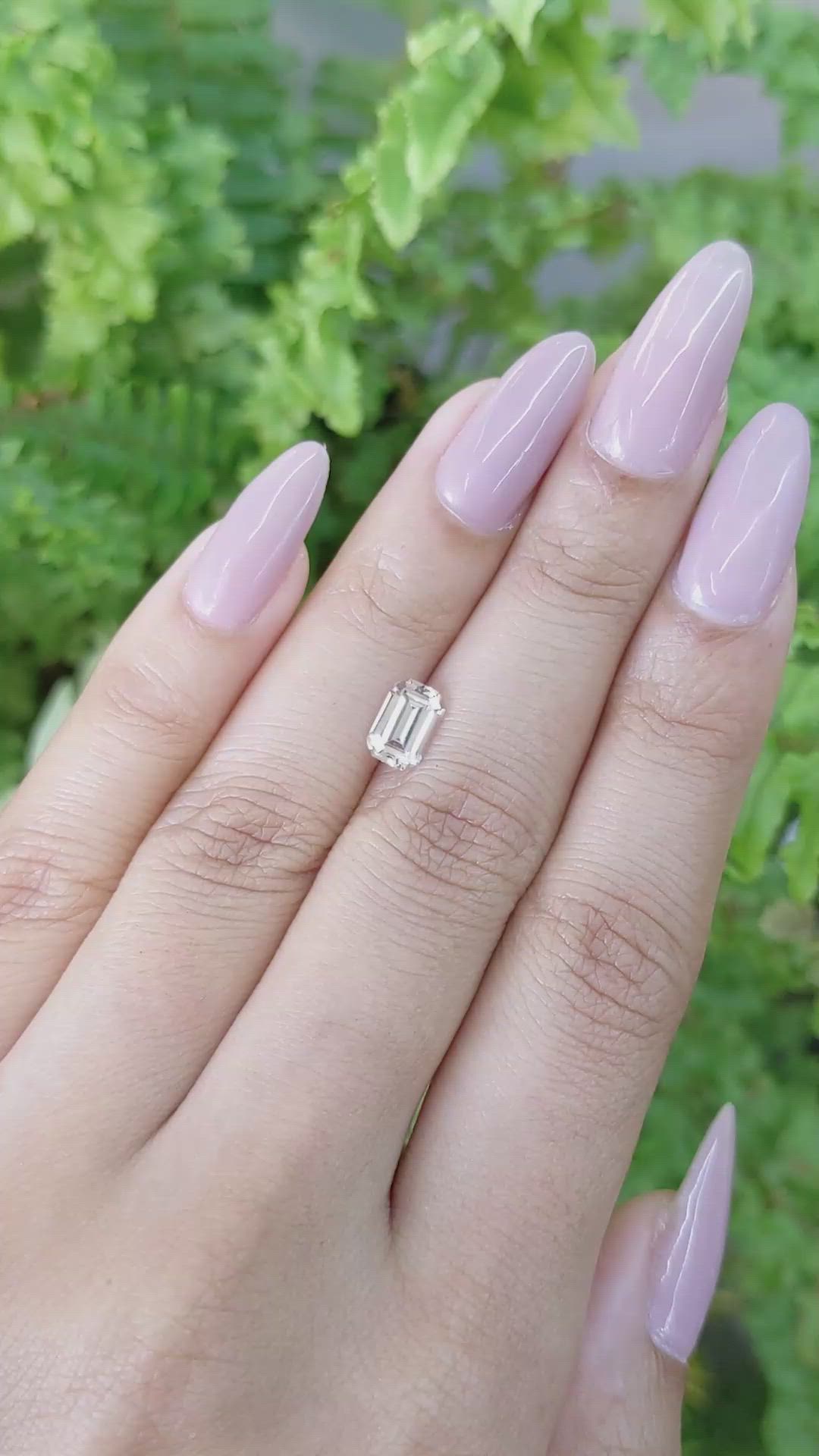 1.40 Ct. Peach Sapphire from Ceylon (Sri Lanka) Size Video