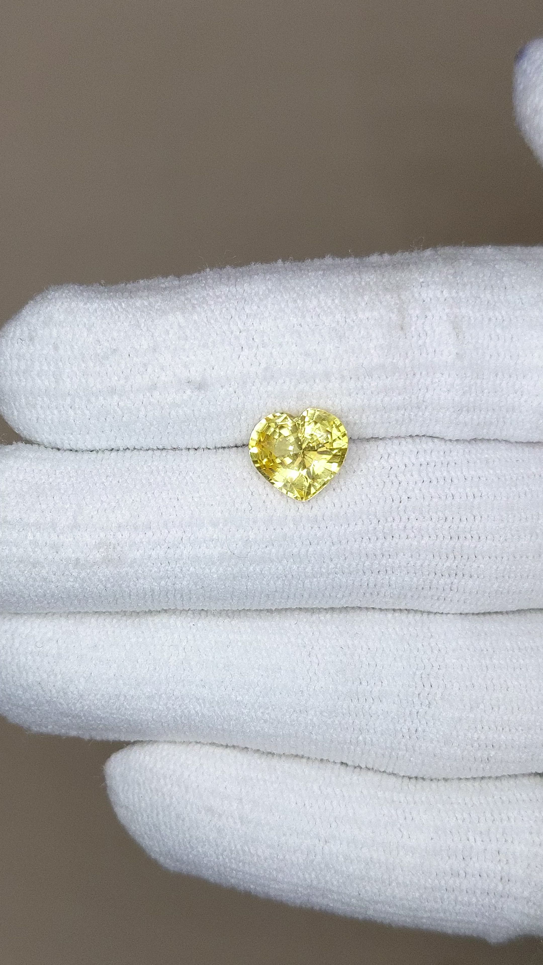 1.99 Ct. Yellow Sapphire from Ceylon (Sri Lanka) Size Video