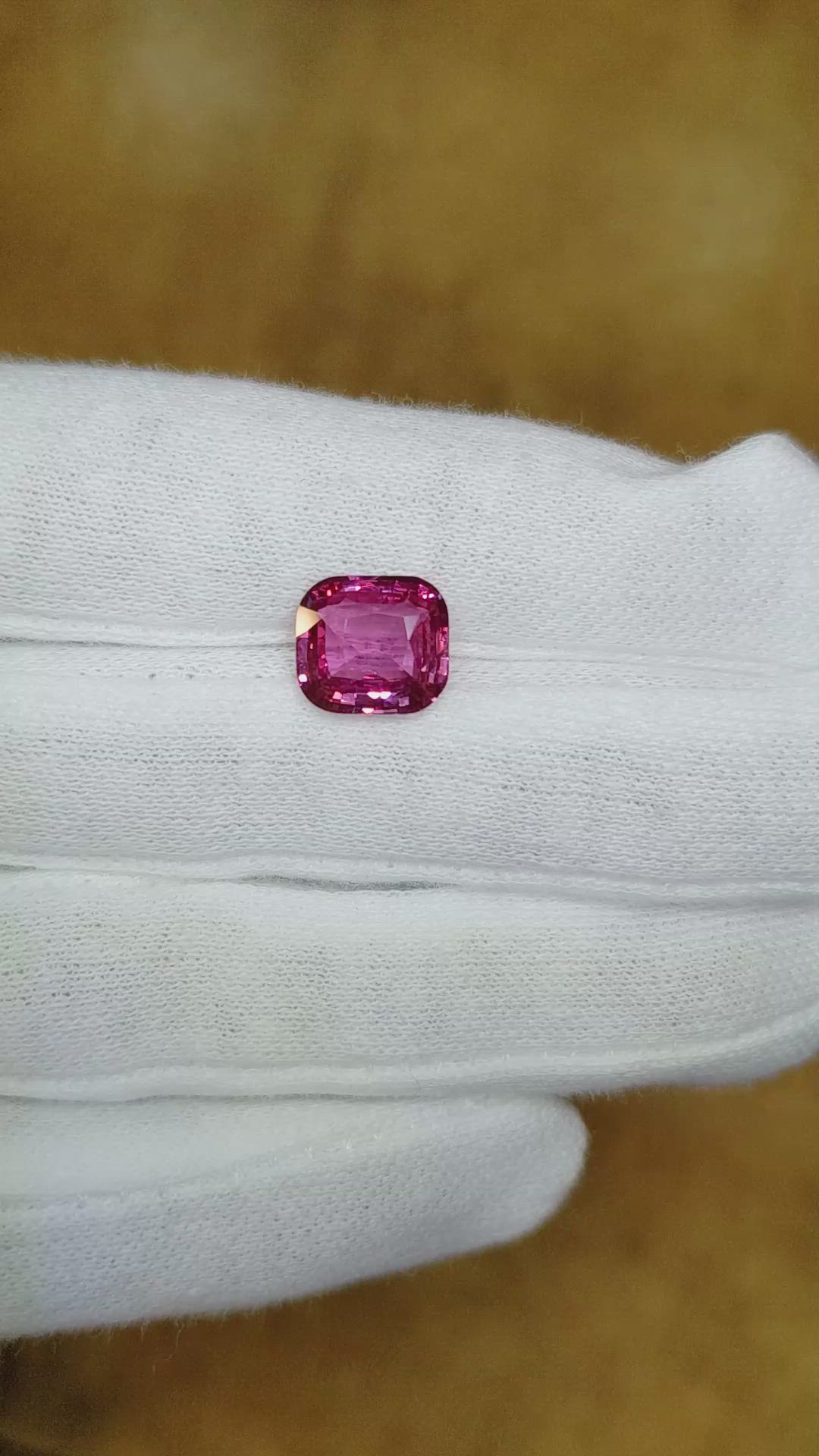 4.05 Ct. Padparadscha Sapphire from Madagascar Size Video