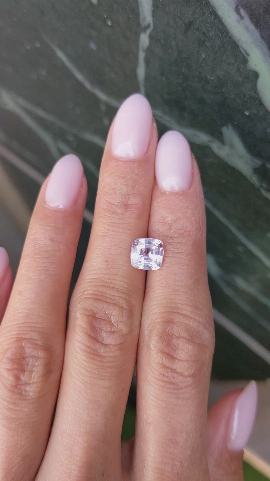 2.08 Ct. Pink Sapphire from Ceylon (Sri Lanka) Size Video