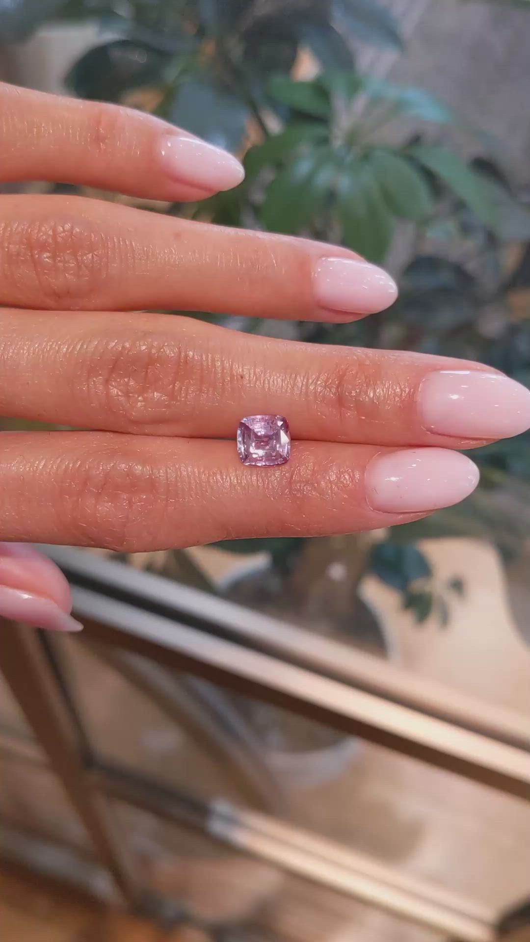 2.08 Ct. Pink Sapphire from Ceylon (Sri Lanka) Size Video