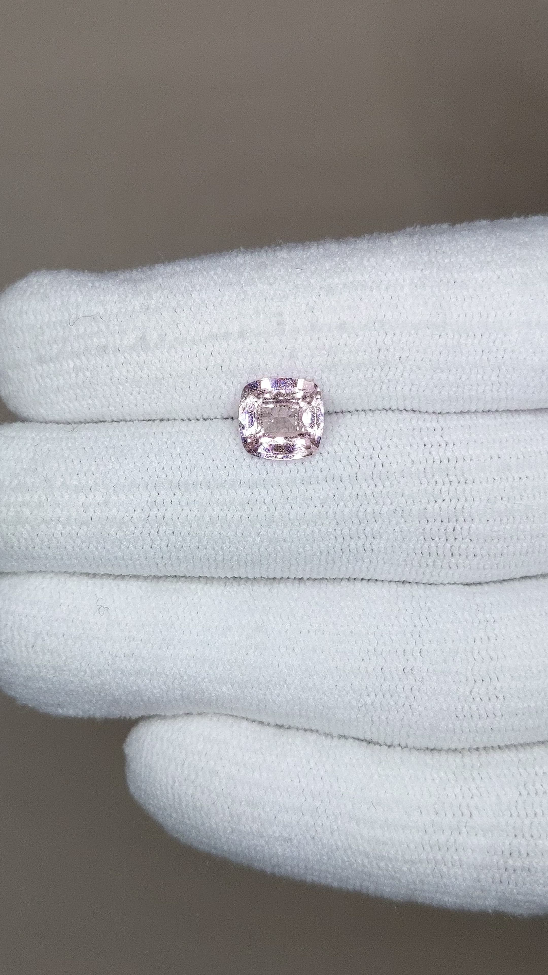 1.92 Ct. Peach Sapphire from Ceylon (Sri Lanka) Size Video