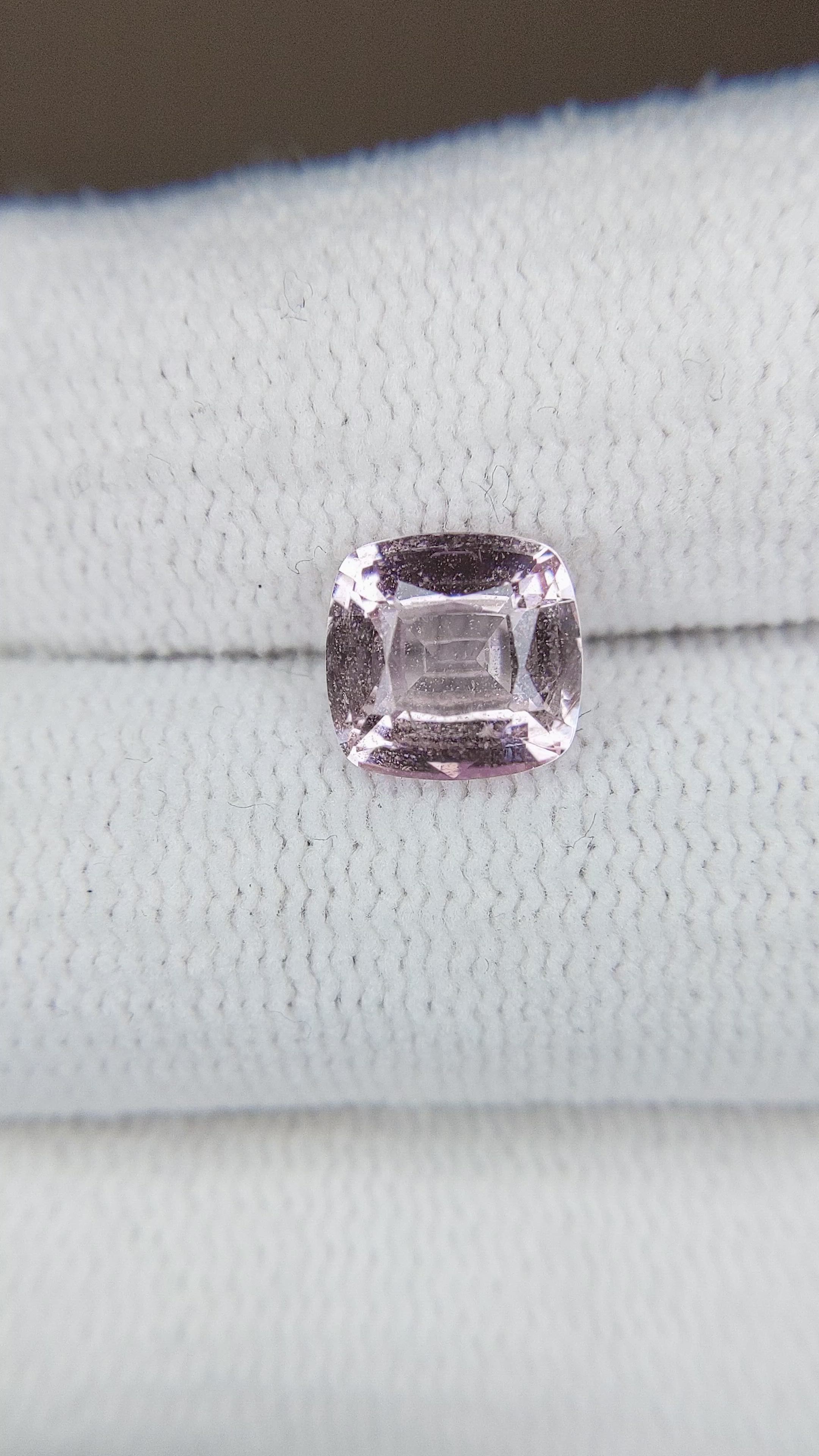 1.92 Ct. Peach Sapphire from Ceylon (Sri Lanka) Size Video